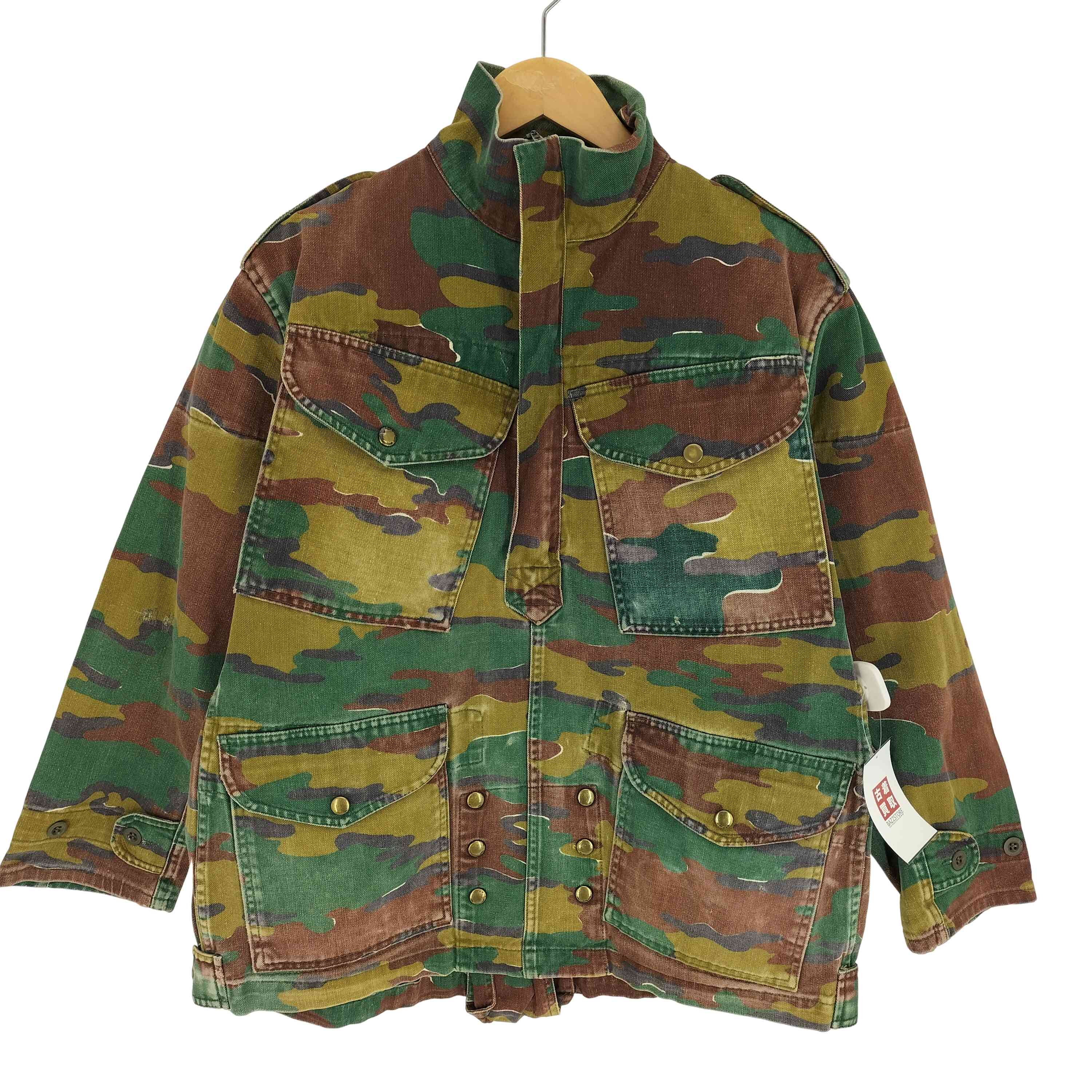 Vintage 50s ベルギー軍 ブラッシュストロークカモ デニソンスモック Vintage 50s ベルギー軍 ブラッシュストロークカモ デニソンスモック