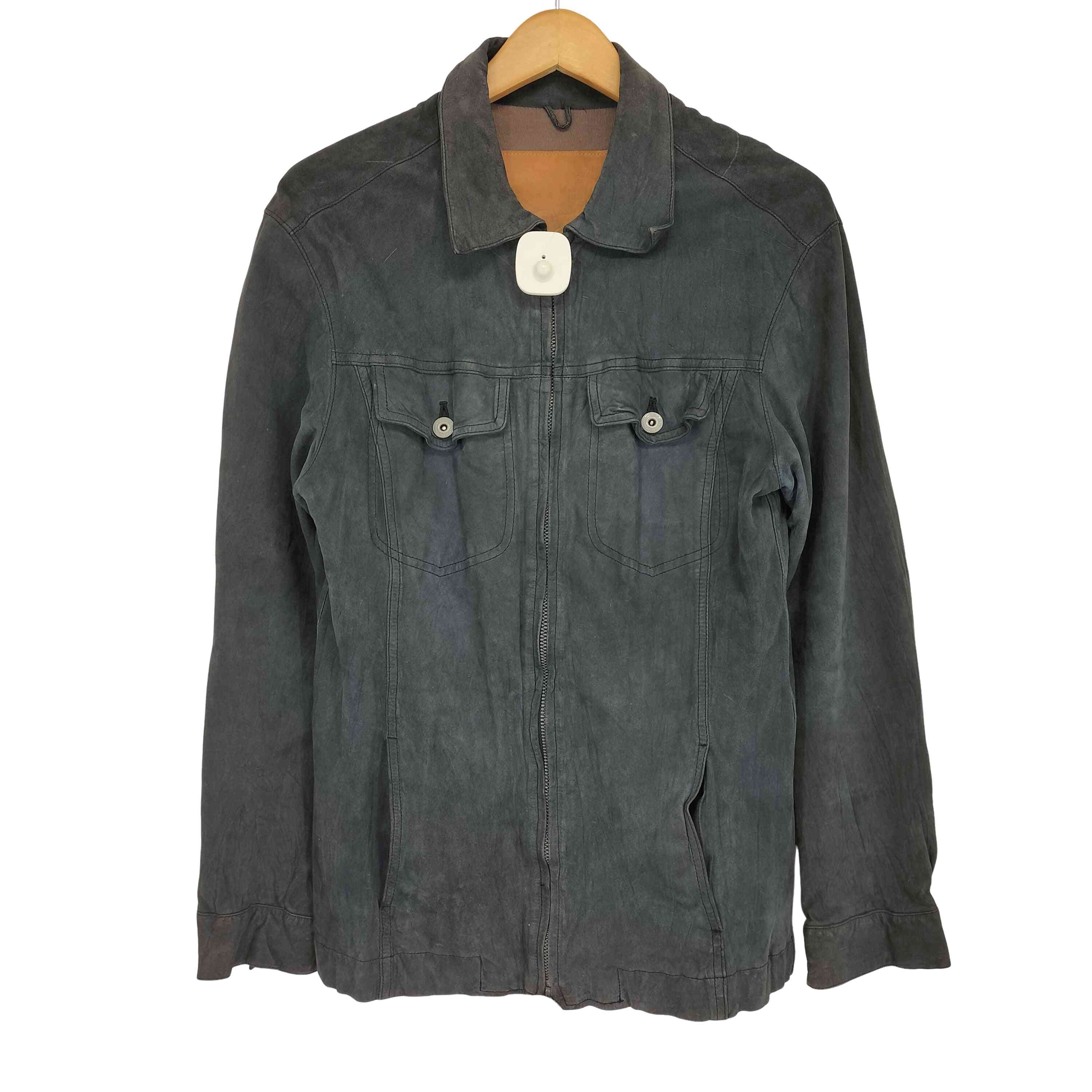 【中古】キョウジマルヤマ KYOJI MARUYAMA ジャーシーヌバック レザージャケット メンズ JPN：3 ｜BAZZSTORE ブランド古着バズストア 11,003円