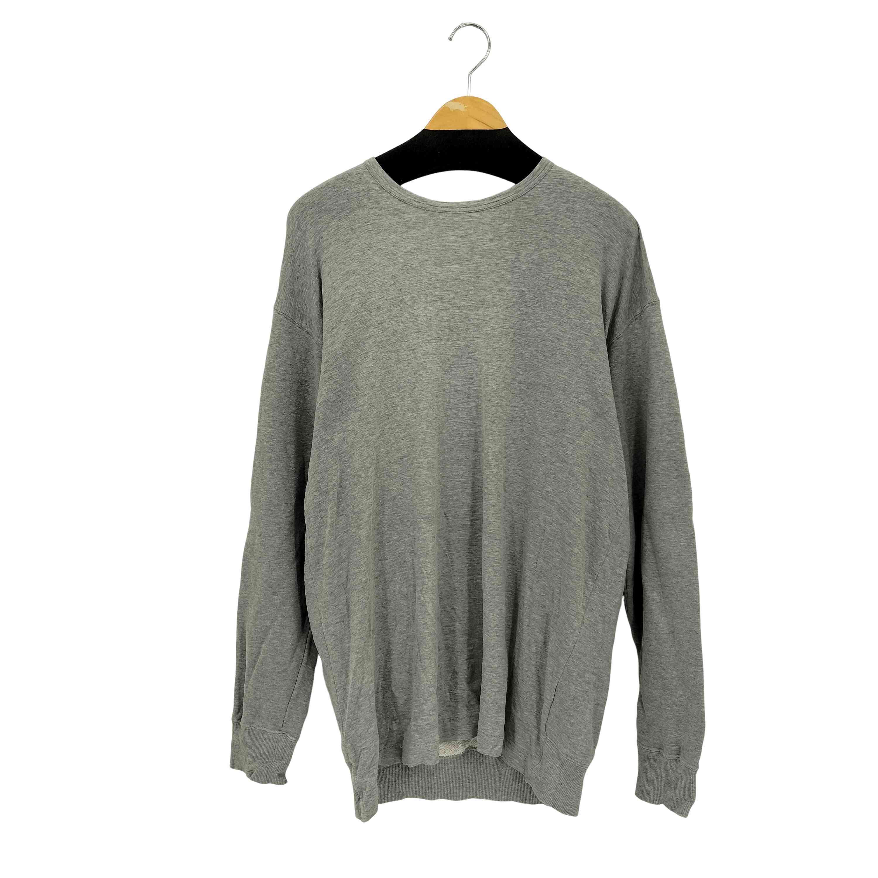 【中古】コムデギャルソンオム COMME des GARCONS HOMME 90~00s 田中オム カットソーうつり変わりクルーネックスウェット メンズ 書きあらわす無