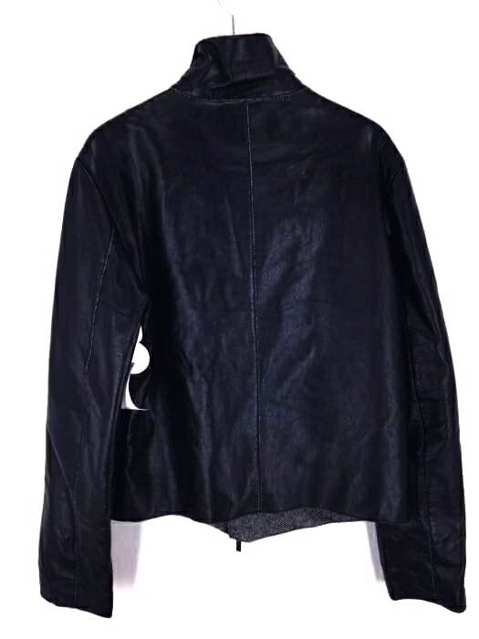 新品 Emporio Armani エンポリオアルマーニ レザージャケット メンズ 黒系 Jpn 50 日本サイズ Xl Xxl 相当 ラムレザーダブルライダースジャケット 中古 ブランド古着バズストアbazzstore Bazzstore ブランド古着バズストア 新版 Erieshoresag Org