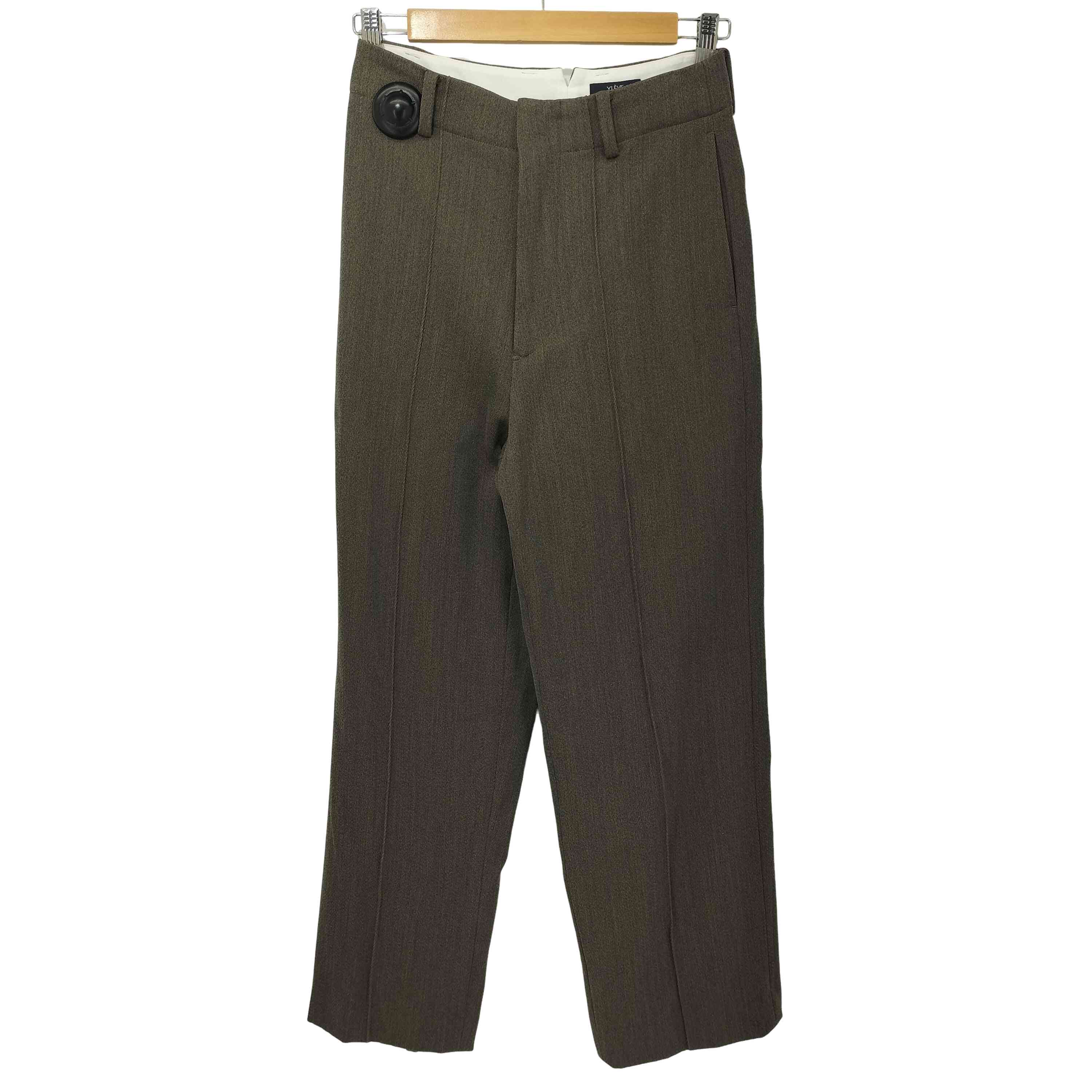 YLEVE WOOL RAYON TWILL TROUSERS ワイドスラックス YLÈVE / WOOL