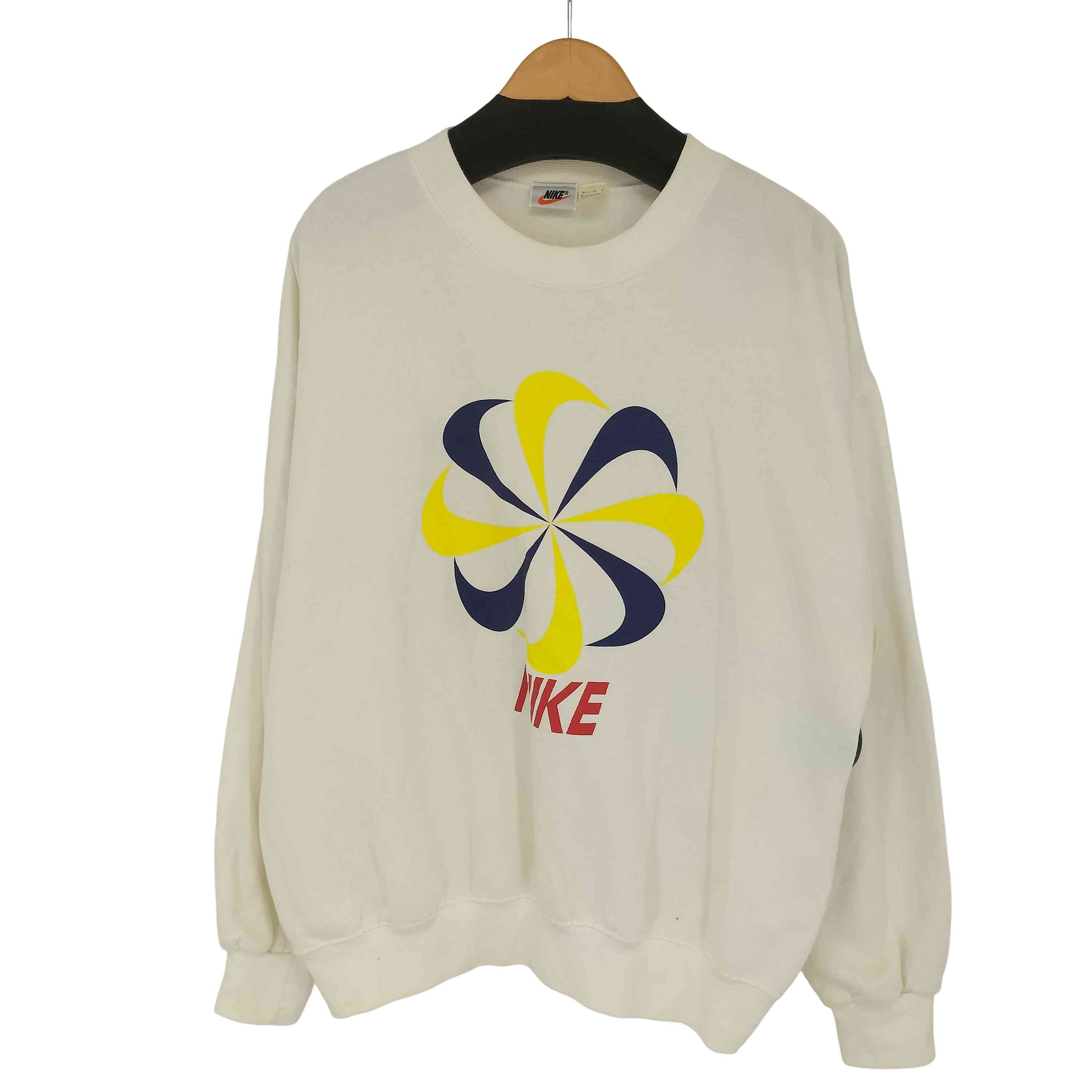 【中古】ナイキ NIKE ふう車ロゴタイプ 汗水 オレンジ色  スウォッシュ メンズ JPN：M