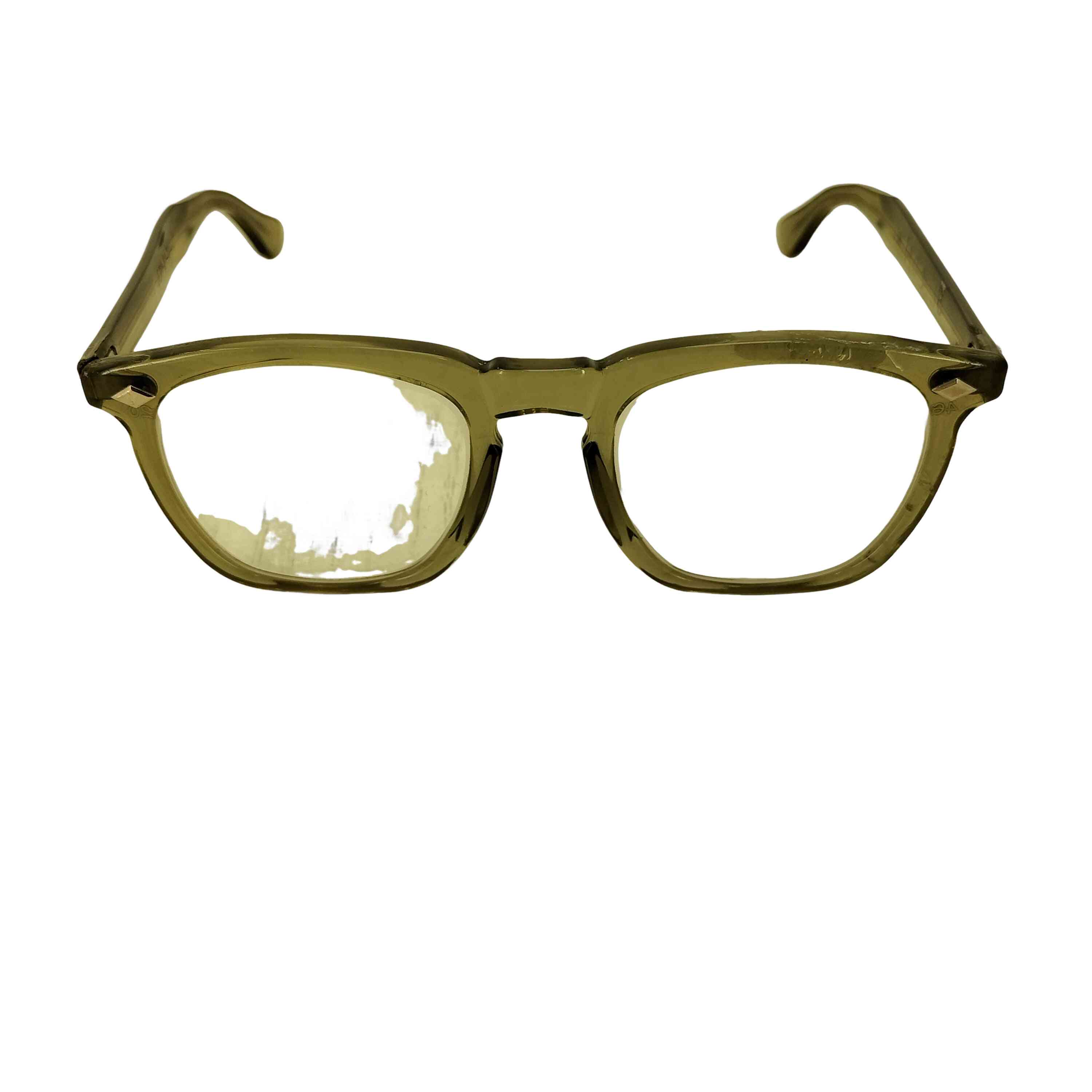 【中古】ユーズドフルギ USED古着 50S~60S 53/4 U.S SAFETY セーフティ水のみ 硝子 ウェリントン はりつけ台リベット メンズ  46 20