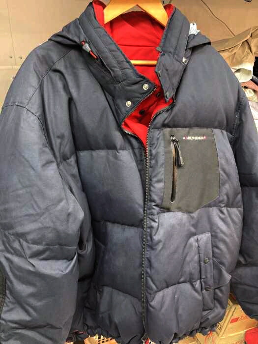 Tommy Hilfiger トミーヒルフィガー リバーシブル落ちる上衣 メンズ アウター ジャケット 中古 中古事項となります Klubwino Pl