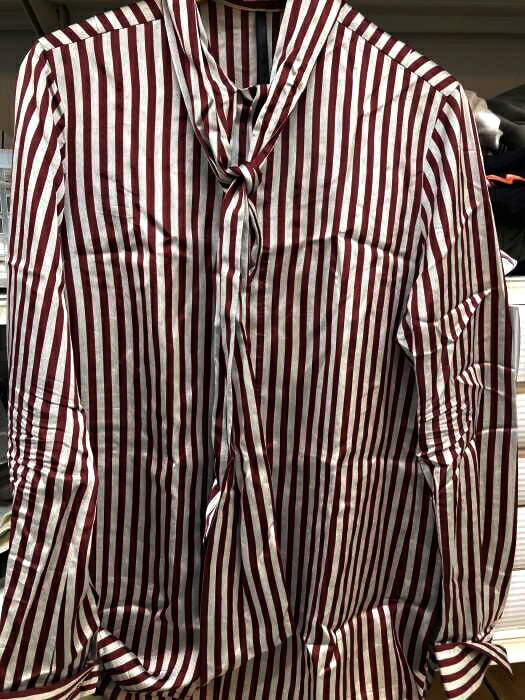 Galaabend ガラアーベント Candy Stripe Tie Collar Shirt メンズ トップス カジュアルシャツ 中古 ブランド古着バズストアbazzstore Andapt Com