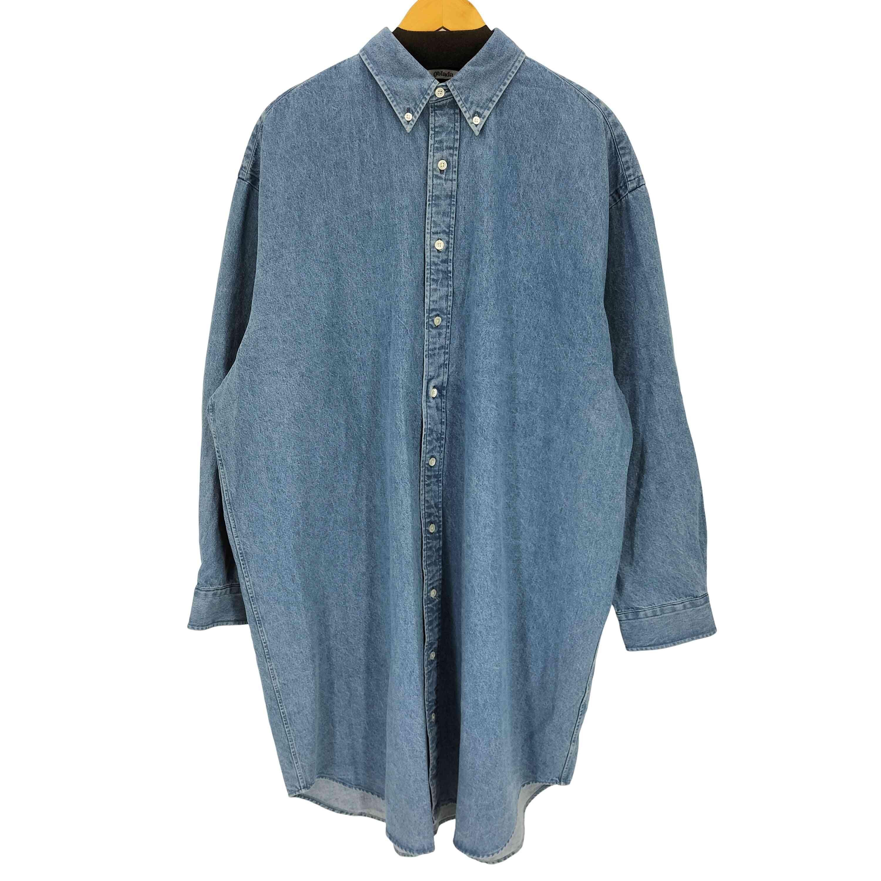 【中古】ユーズドフルギ USED古着 {{Oblada}}IVY ビッグデニムシャツ レディース FREE ｜BAZZSTORE ブランド古着バズストア