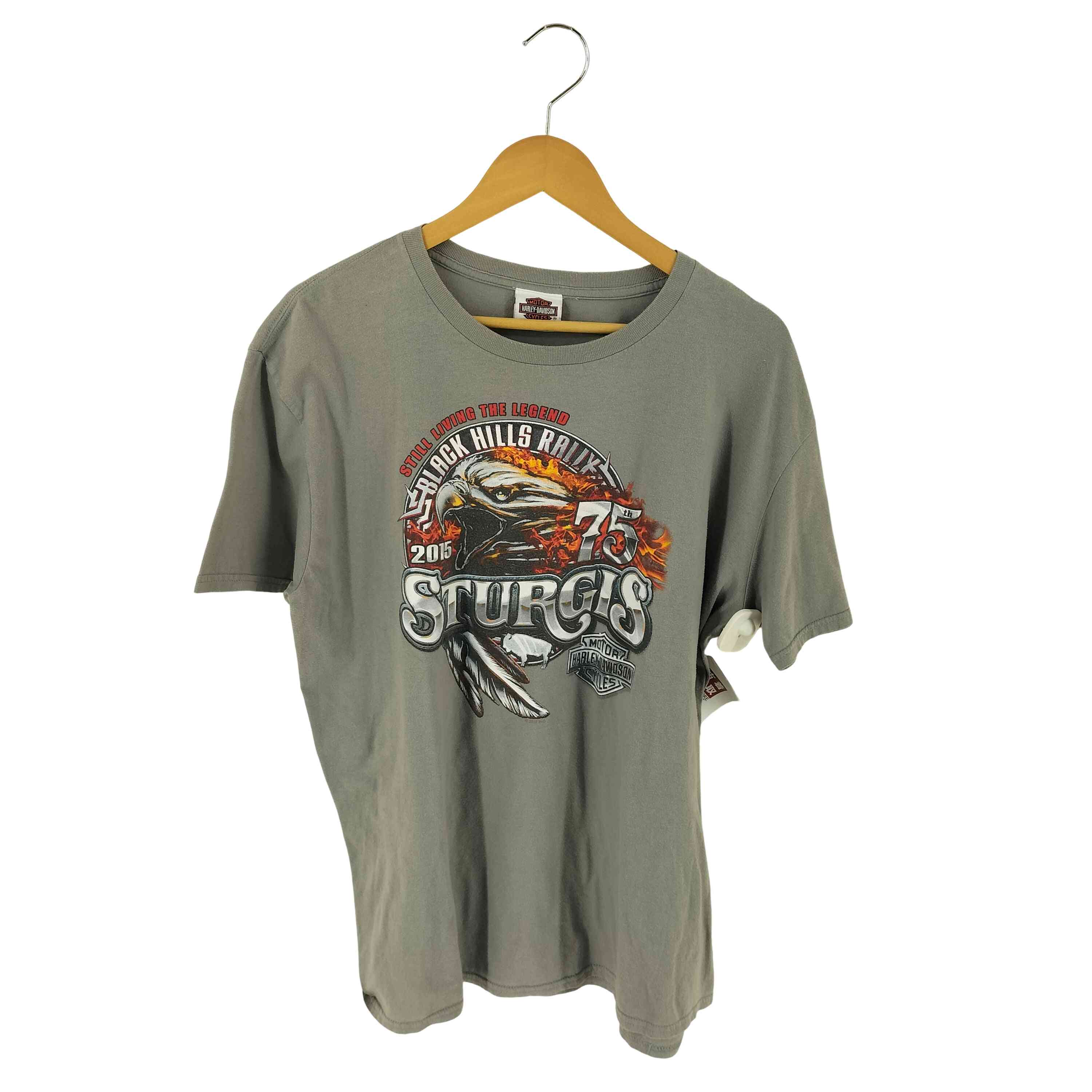 【中古】ハーレーダビッドソン HARLEY-DAVIDSON 両面プリント Tシャツ メンズ 表記無