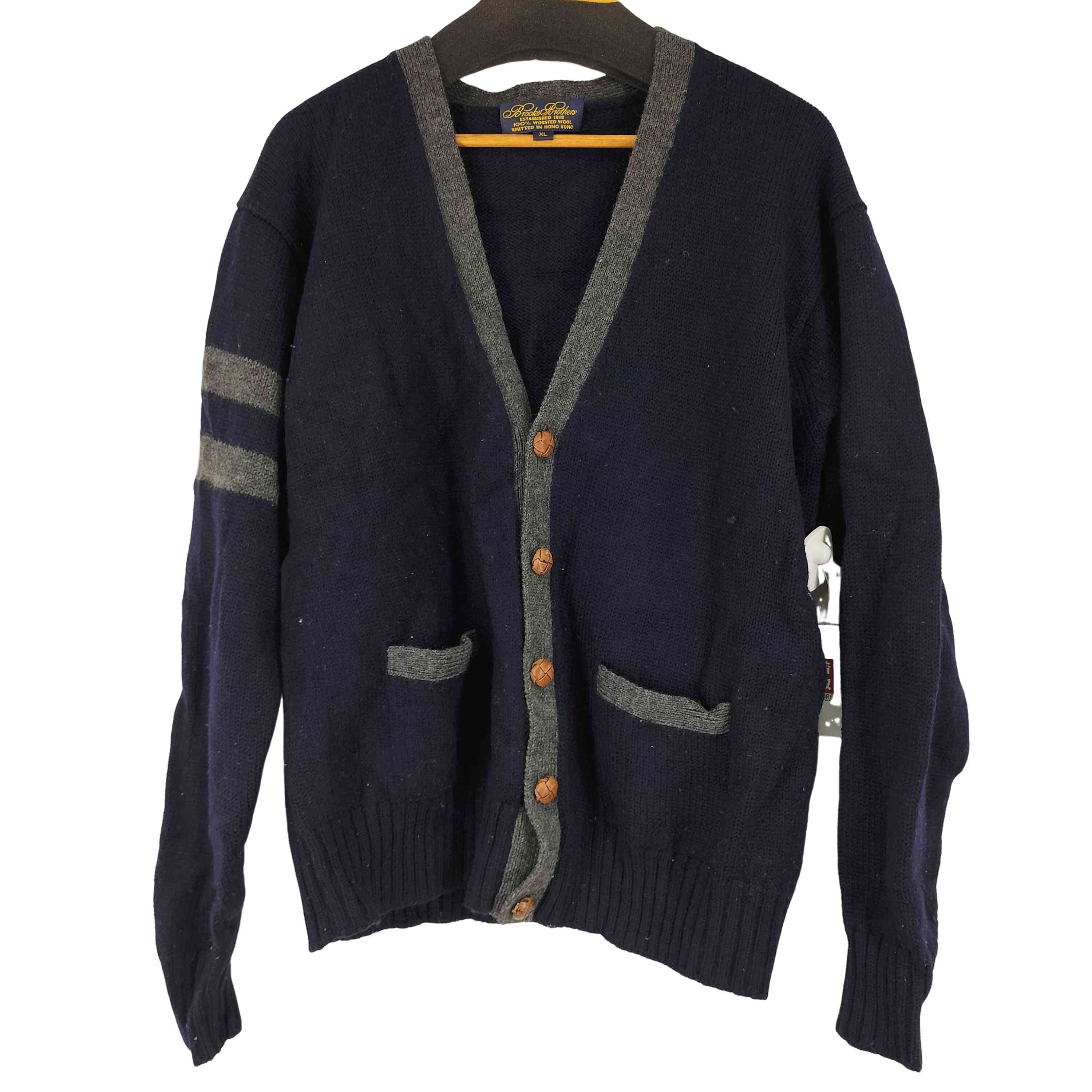 ブルックスブラザーズ　70年代　　ビンテージ　ニット　カーディガン　マルチカラー ブルックスブラザーズ 70年代 ビンテージ ニット カーディガン