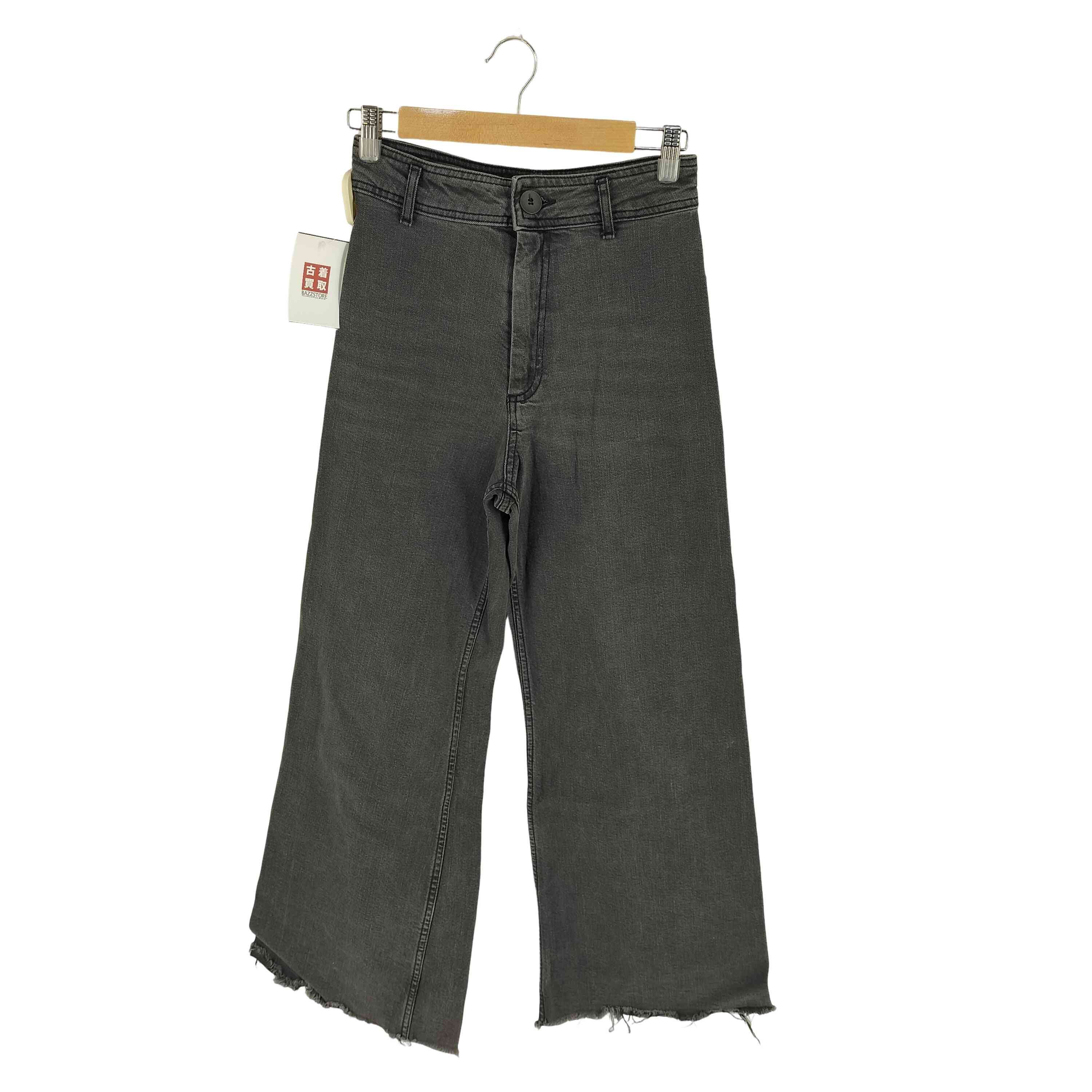 【中古】ユーズドフルギ USED古着 {{strips. st }} st pour homme vitale barberis canonico 社製 イタリア製 ウール フレア トラウザー スラックス パンツ メンズ 表記無
