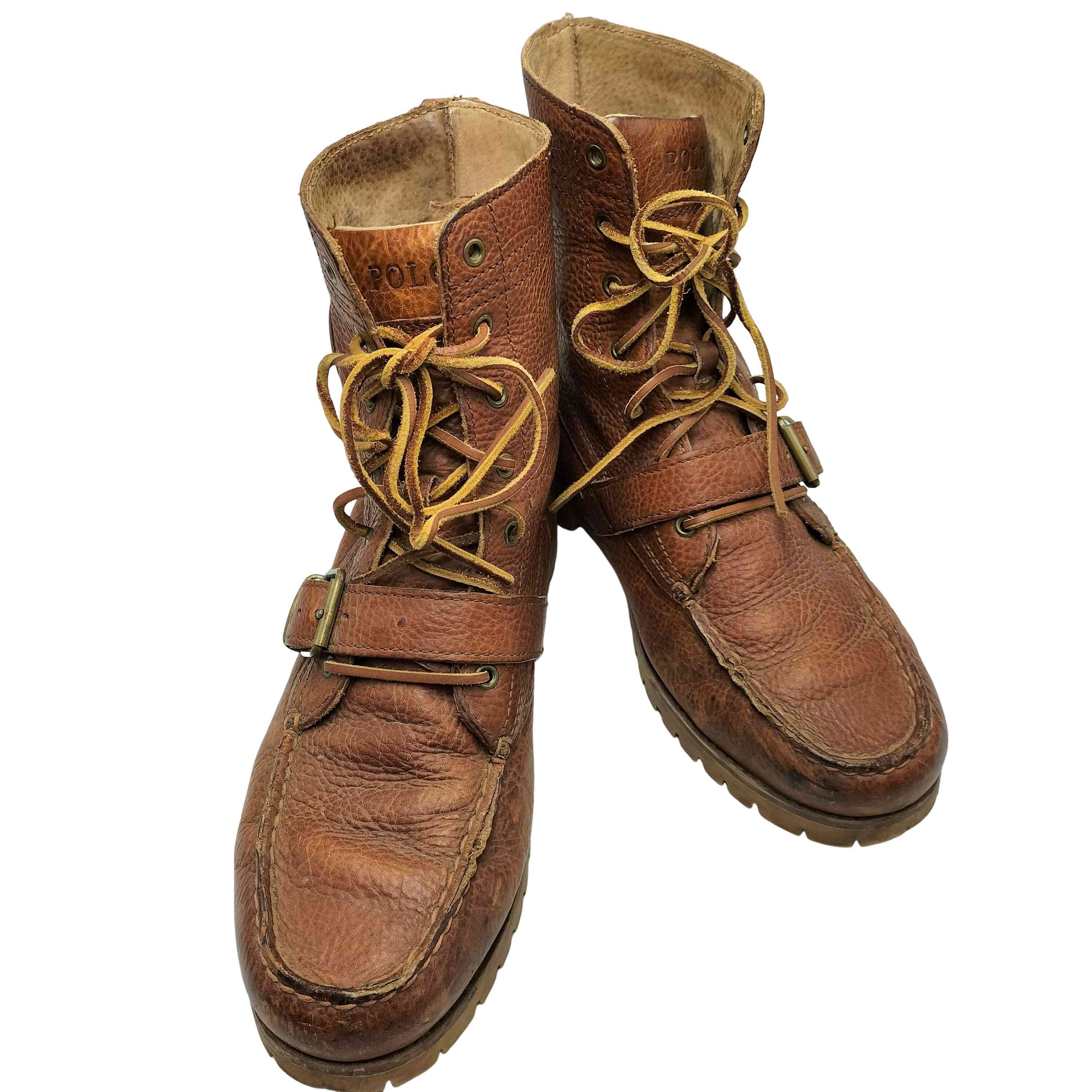 【中古】ポロラルフローレン POLO RALPH LAUREN Ranger Polo Boots レンジャーポロブーツ メンズ US：9.5