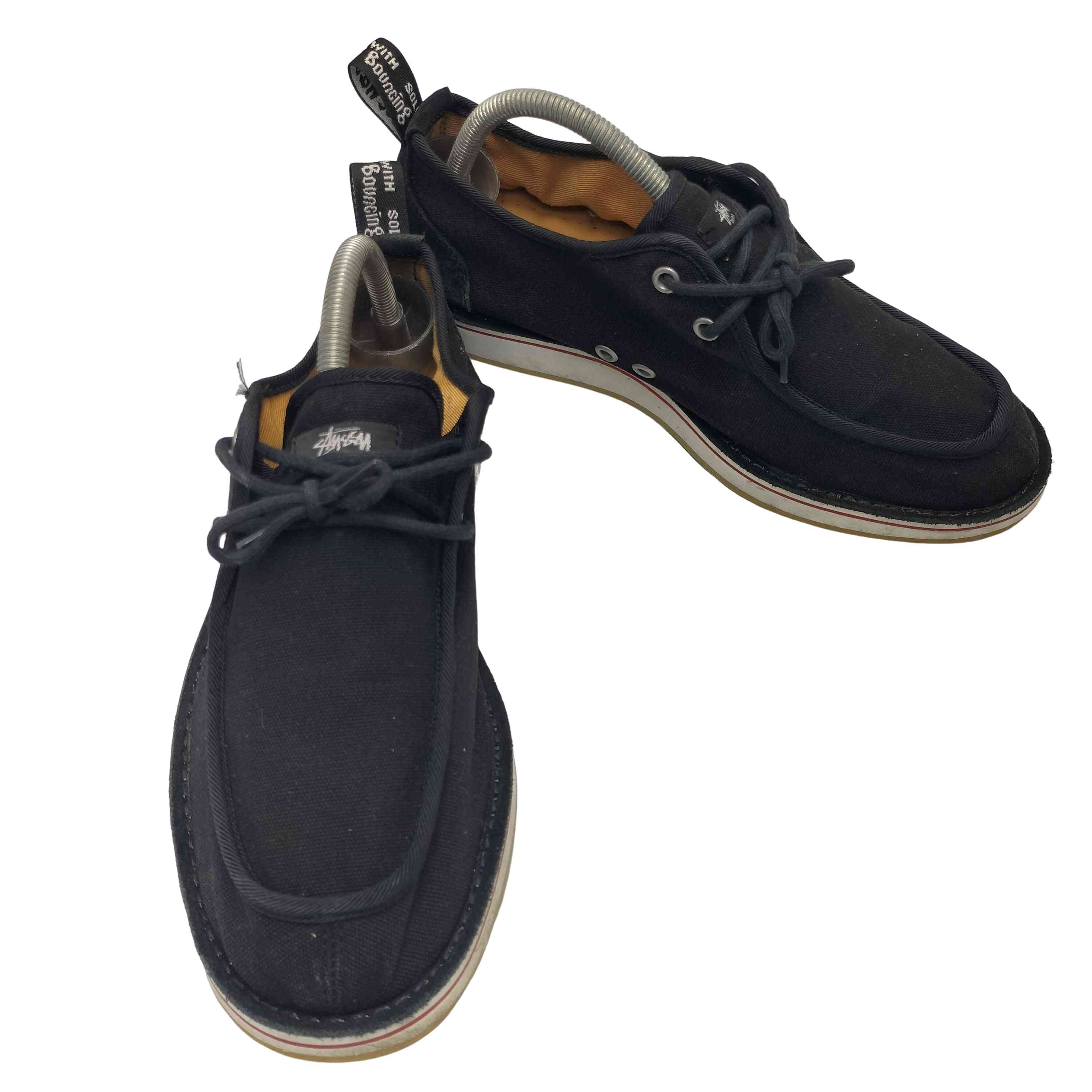 【中古】ステューシー Stussy Hambleton キャンバス ローカット スニーカー メンズ US：9