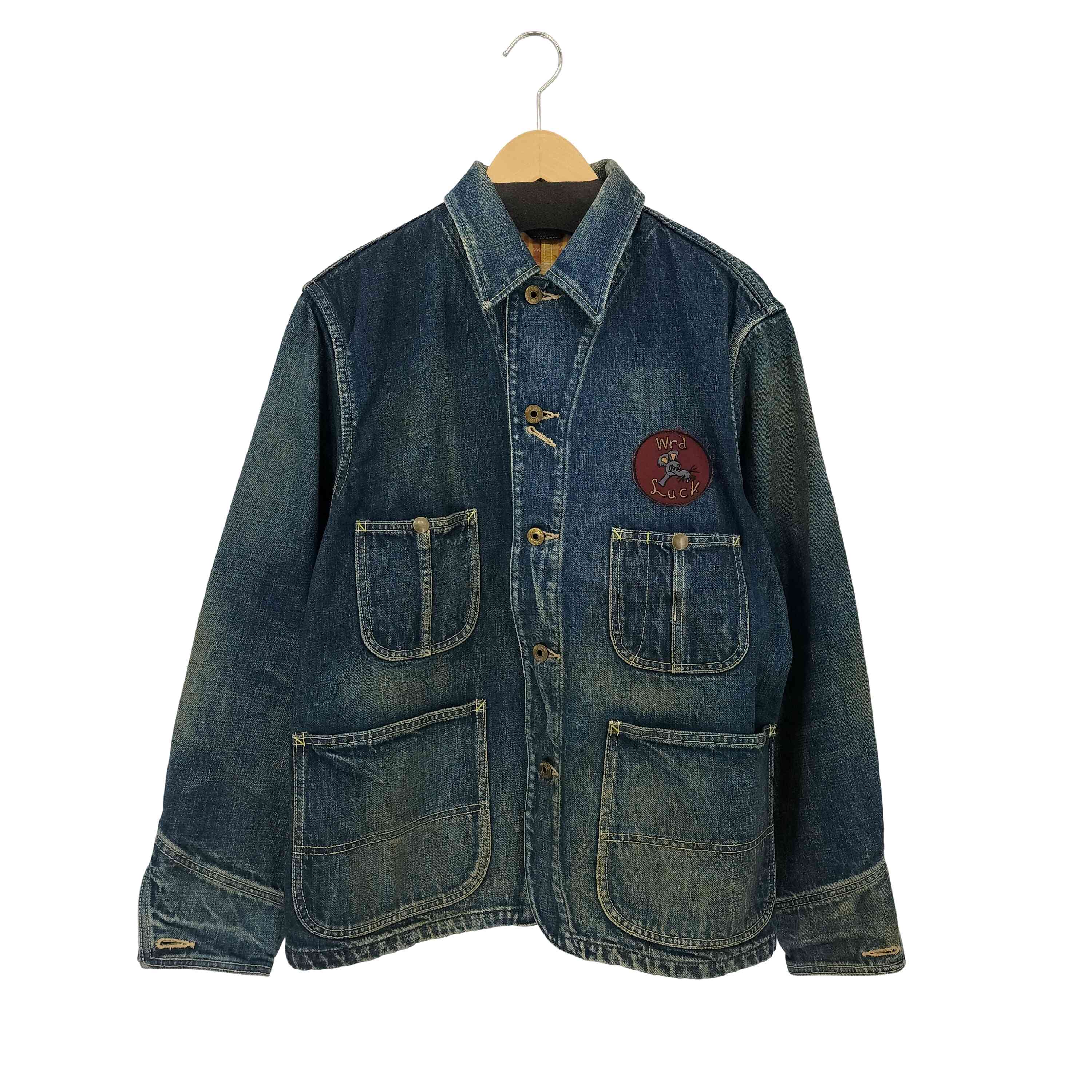 【中古】ウィアード WEIRDO GOOD WORK ENGINEER JACKET デニムエンジニアジャケット メンズ  S