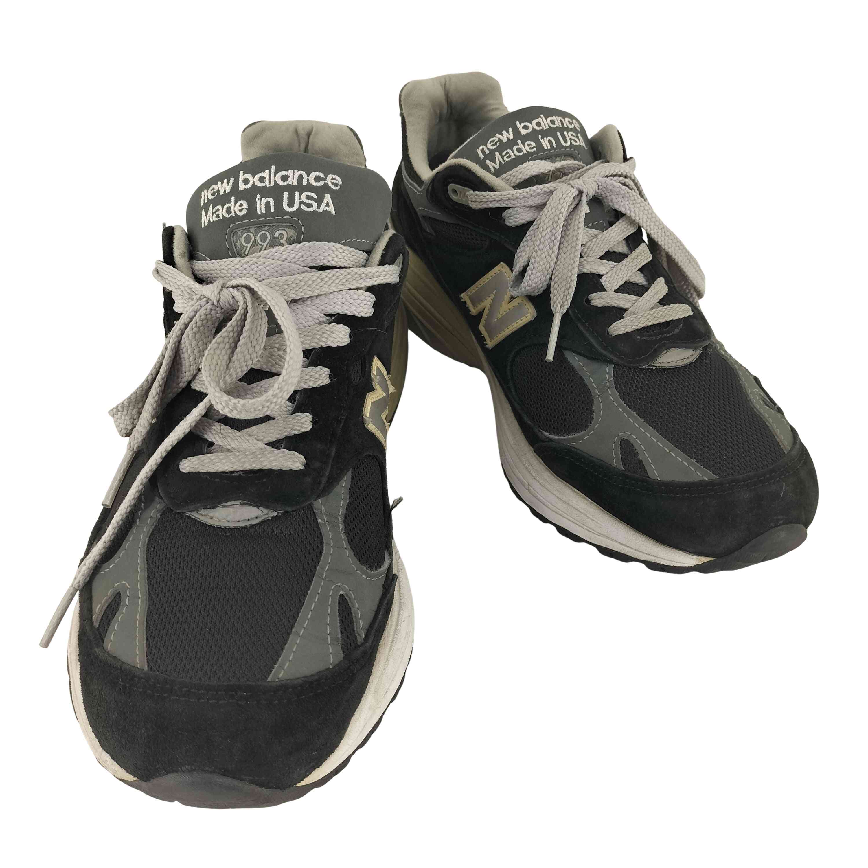 【中古】ニュー平衡にする NEW BALANCE USA製 993 スニーカー メンズ  28
