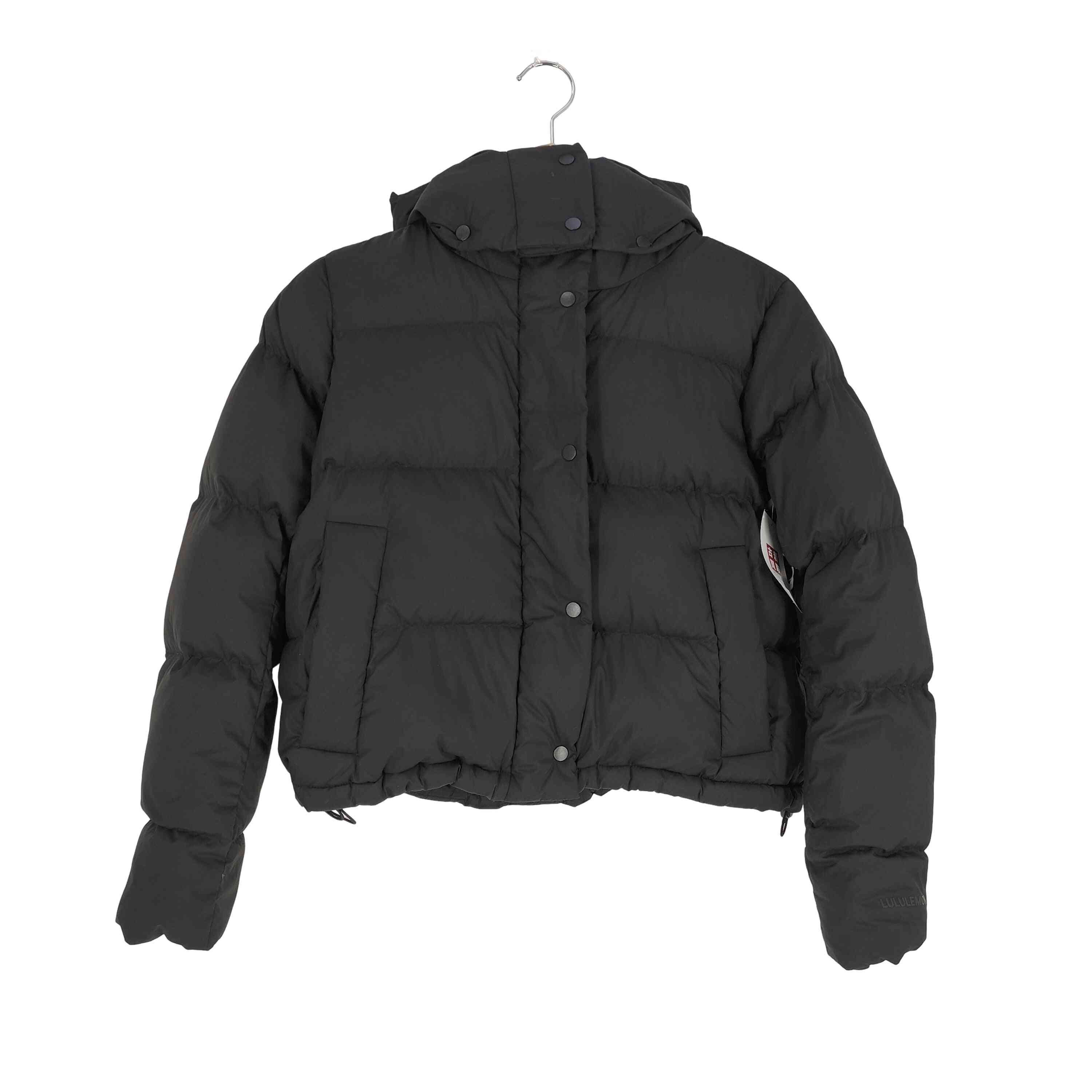 【中古】ルルレモン lululemon Wunder Puff 600ダウンフィル クロップジャケット レディース US：6 ｜BAZZSTORE ブランド古着バズストア