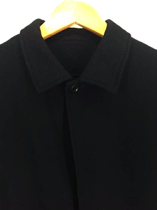 Ys Yohji Yamamoto Yohji ワイズ 相当 ヨウジヤマモト ブルゾン ジャンパー メンズ 黒系 Jpn 2 日本サイズ M L 相当 ボタンレスウールシャツジャケット 中古 ブランド古着バズストアbazzstore 0512 Bazzstore ブランド古着バズストアワイズ ヨウジ