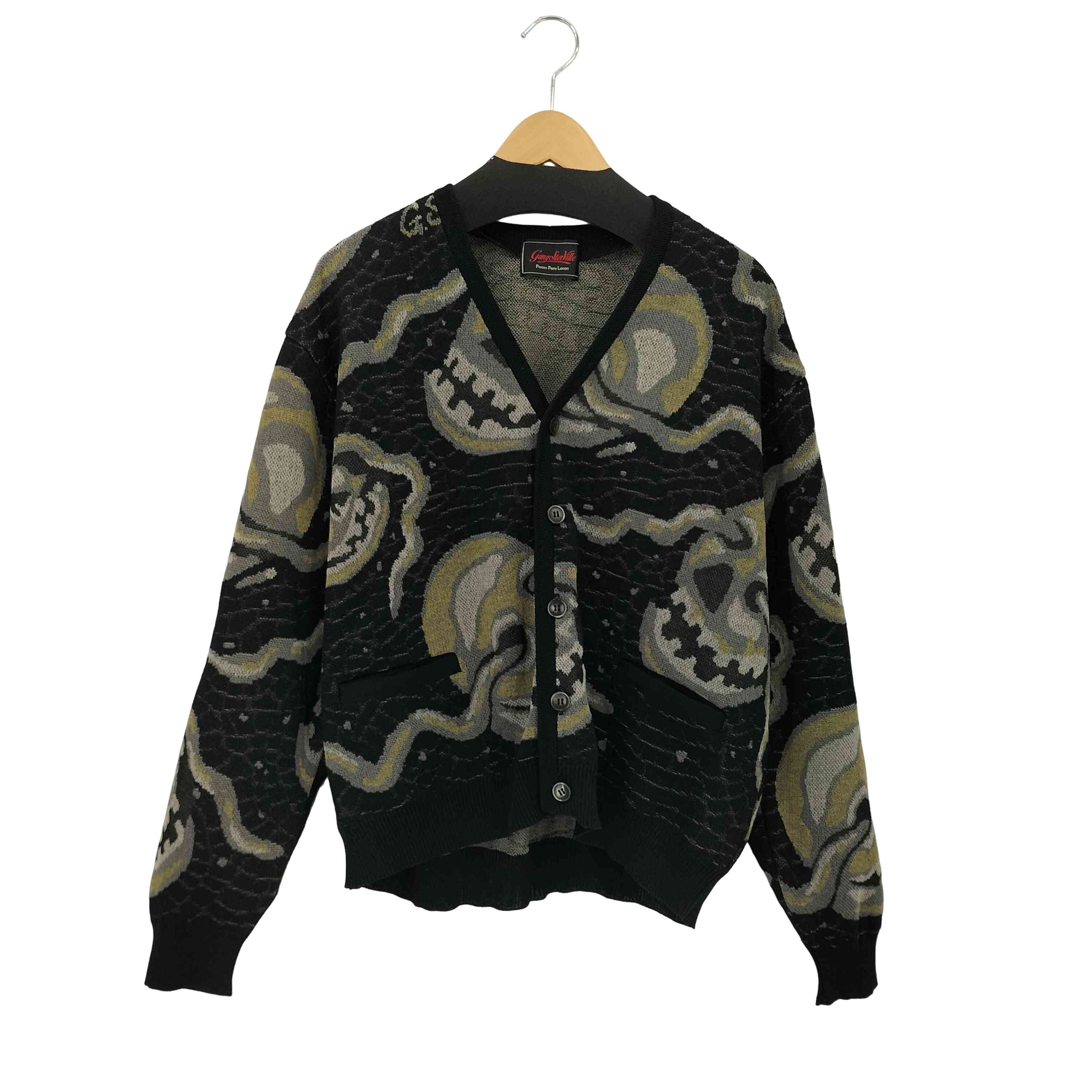 【中古】ギャングスタビル GANGSTERVILLE memento mori - CARDIGAN メンズ  M