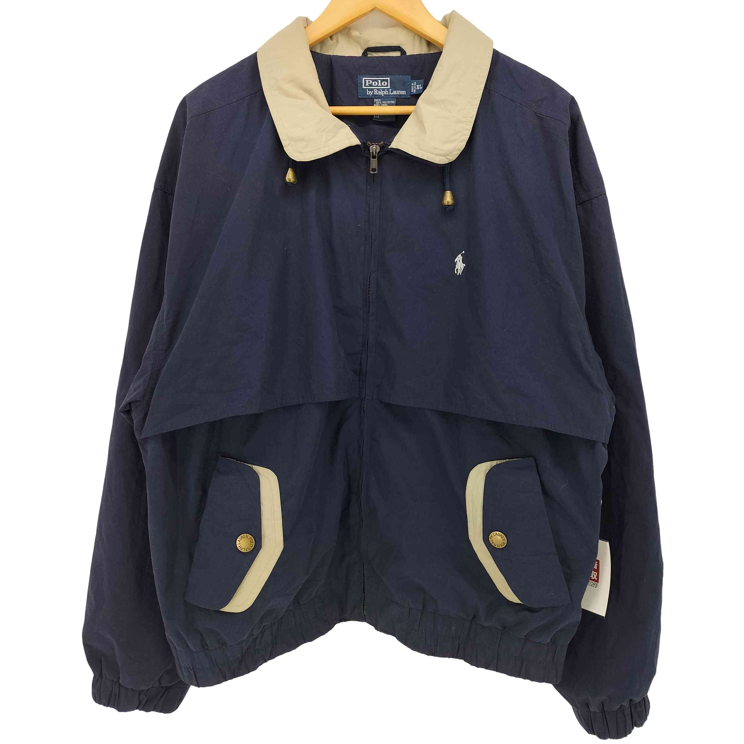 楽天市場】Polo Ralph Lauren Drizzler Jacket 黒 XL ポロラルフ