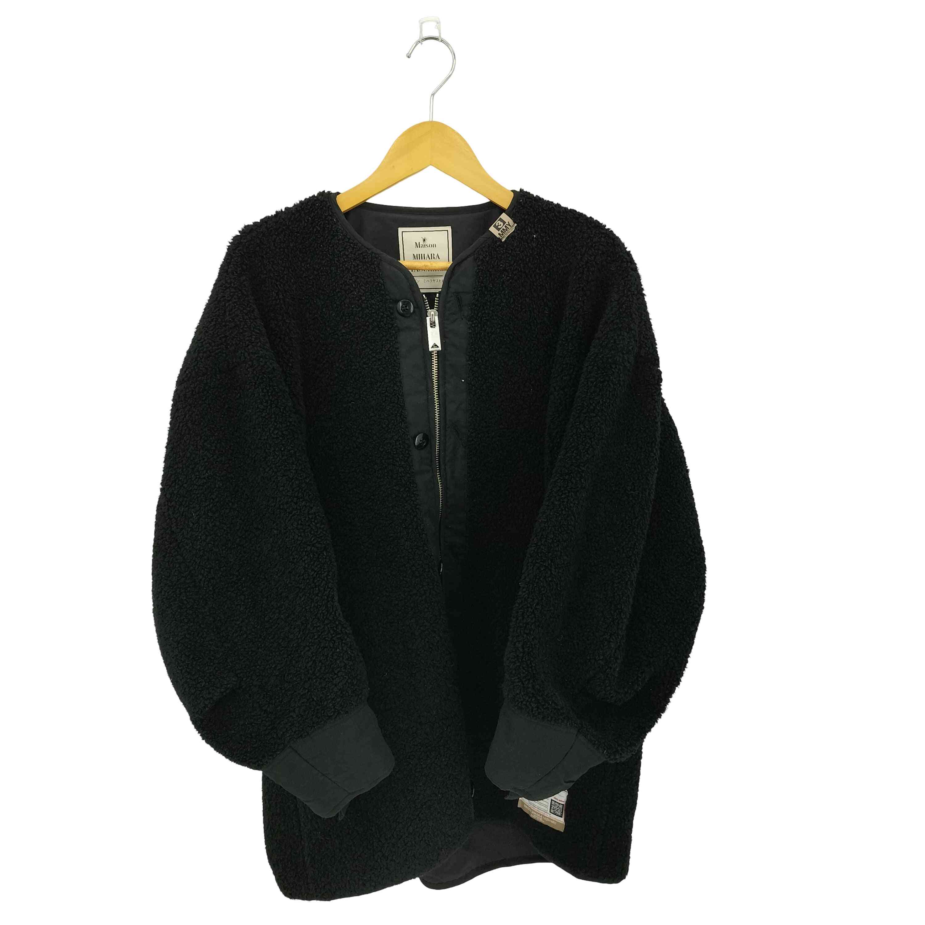 【中古】メゾンミハラヤスヒロ Maison MIHARA YASUHIRO ロングボアブルゾン メンズ  FREE