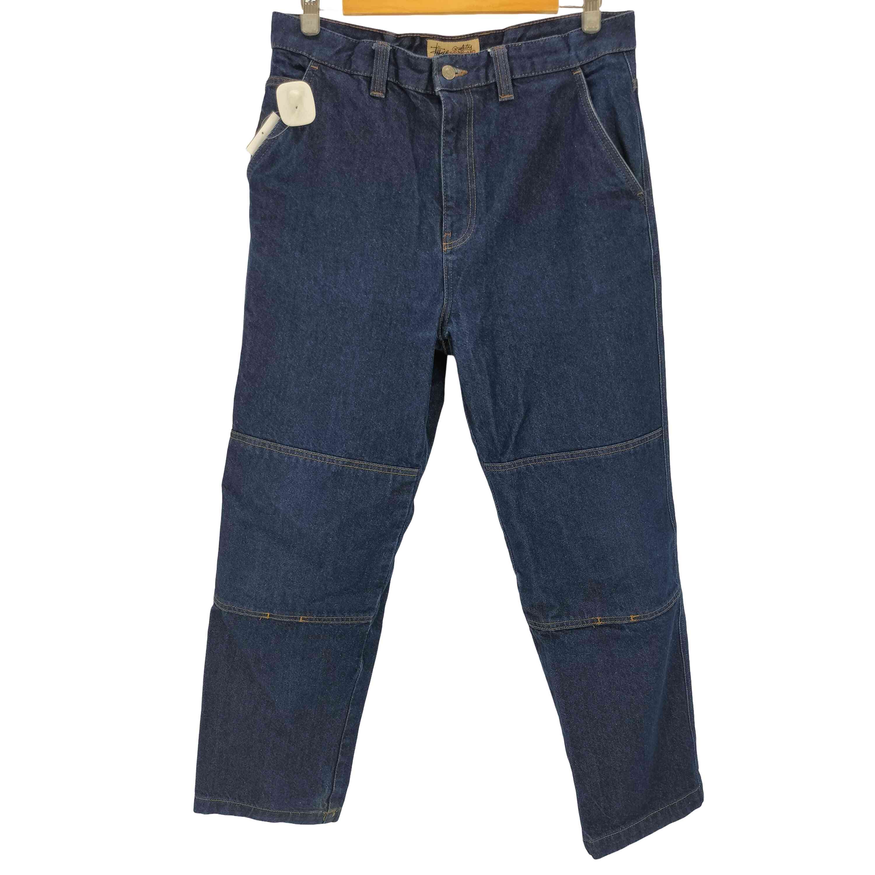 【中古】ステューシー Stussy WORKGEAR デニムダブルニーデニムパンツ メンズ  32