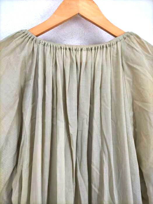 Steven Alan スティーブンアラン シフォンワンピース レディース 緑系 Jpn M 日本サイズ M 相当 コットンスモッグワンピース 中古 ブランド古着バズストアbazzstore Butlerchimneys Com