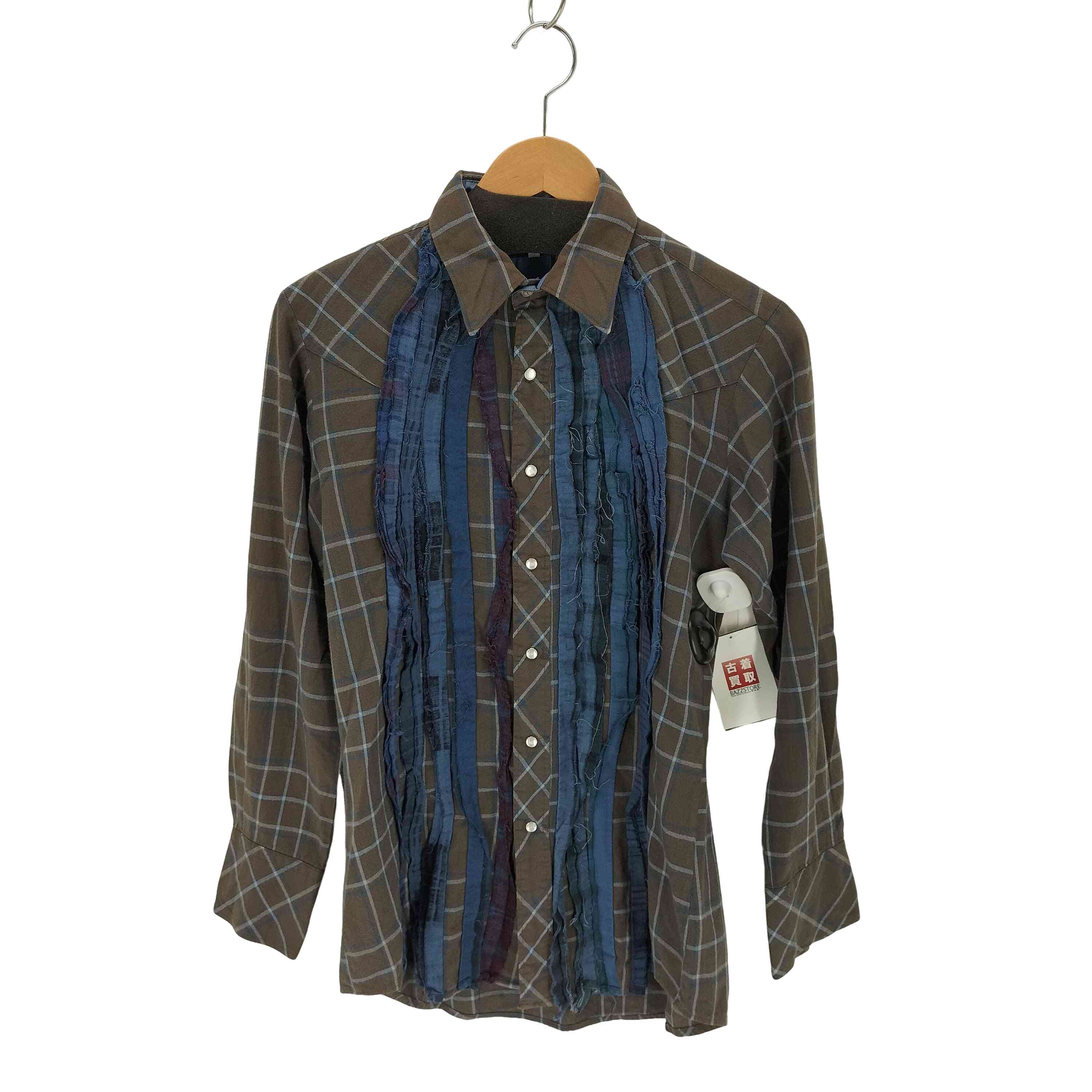 楽天市場】Rebuild by Needles ドッキング チェック シャツ S マルチ