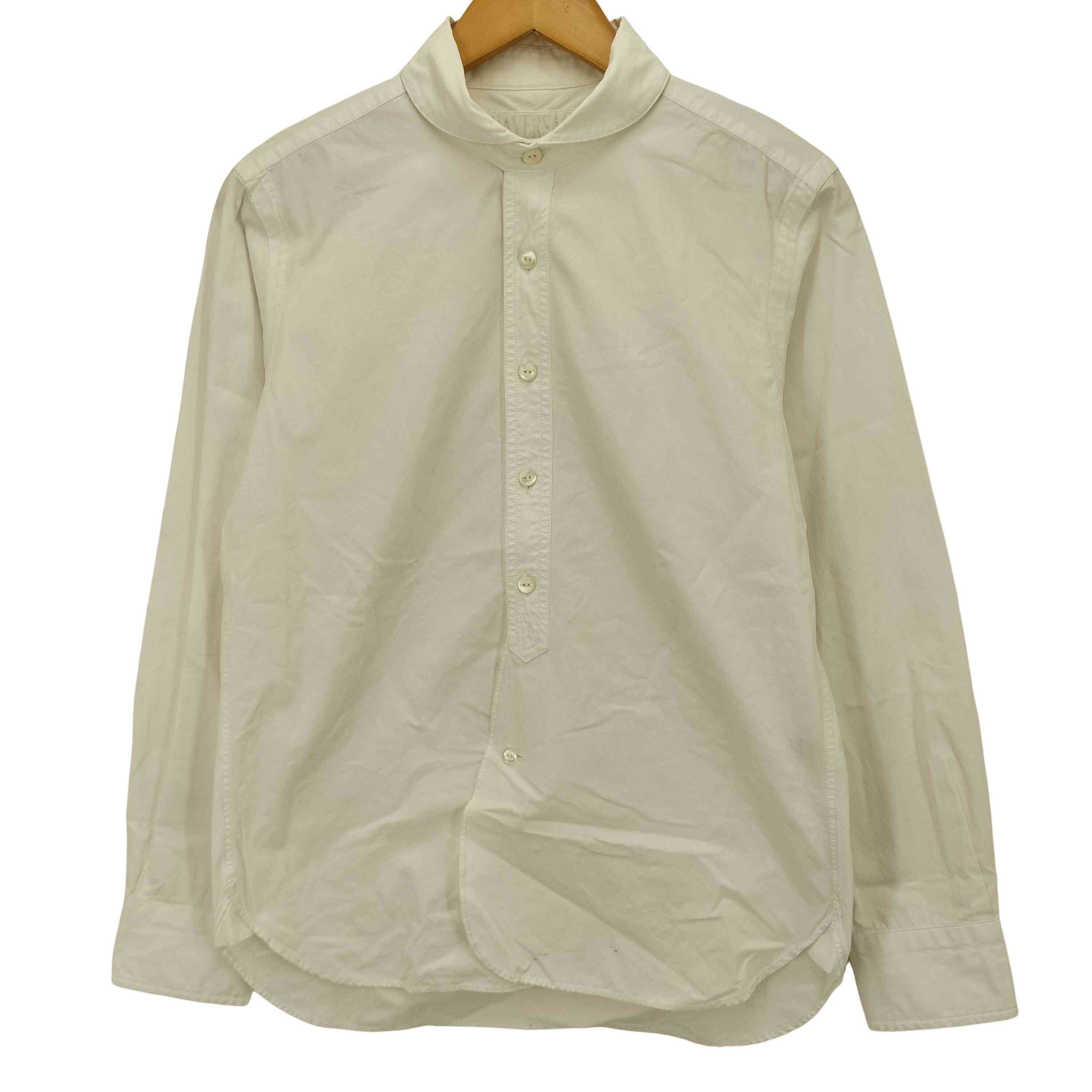 楽天市場】HAVERSACK ラウンドカラー コットン シャンブレーシャツ