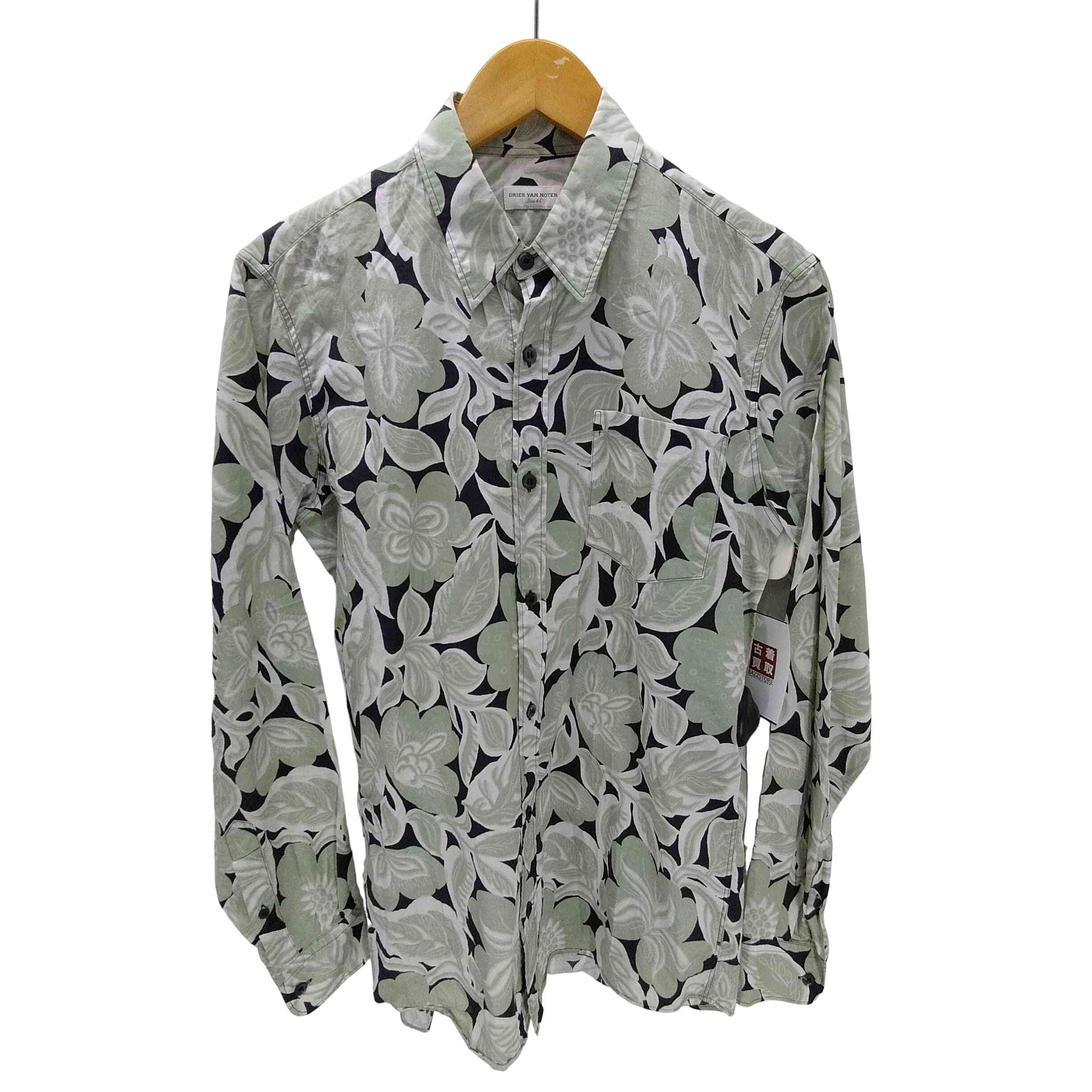 【中古】ドリスヴァンノッテン DRIES VAN NOTEN 花柄 総柄 L/S シャツ メンズ EUR:46