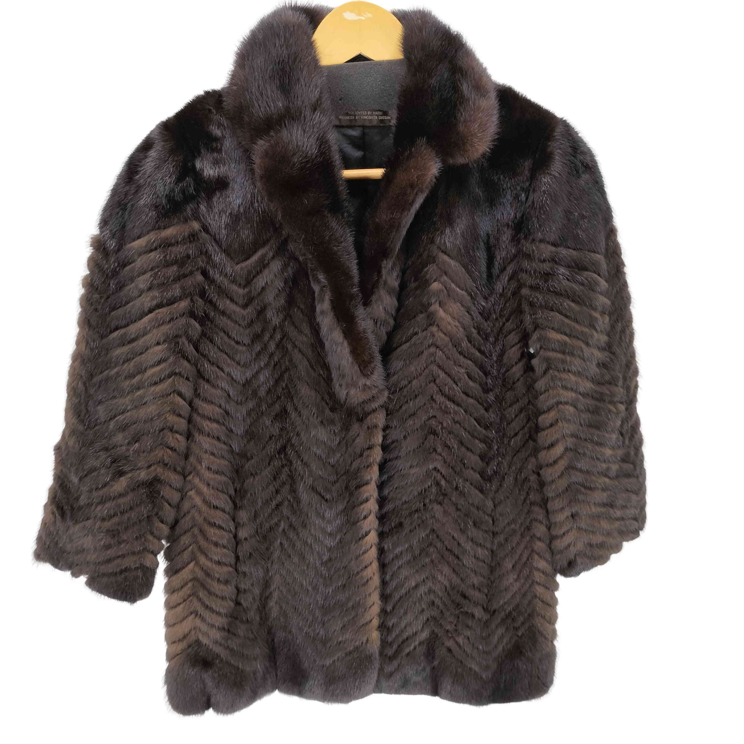 【中古】ユーズドフルギ USED古着 {{FARION}}REAL FUR JACKET ミンク ファージャケット レディース 表記無 ｜BAZZSTORE ブランド古着バズストア