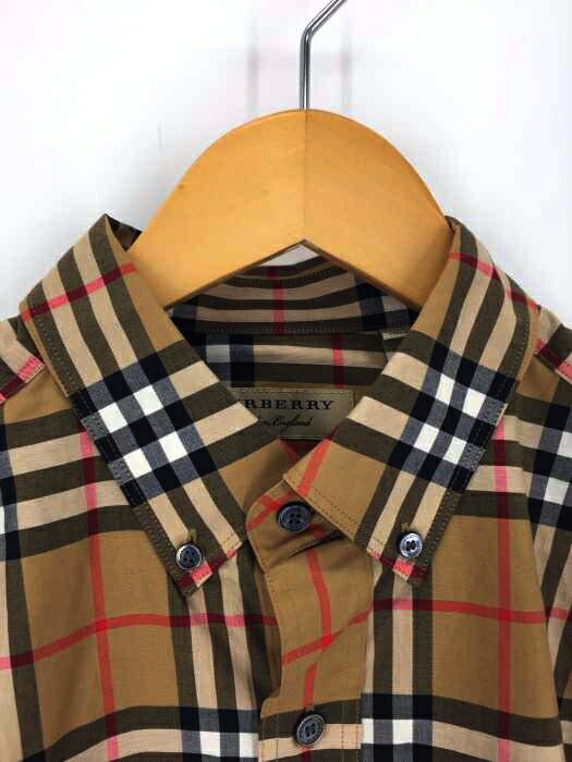 楽天市場 Burberry バーバリー シャツ メンズ 赤系 茶系 Jpn M 日本サイズ M 相当 ノバチェック ボタンダウン長袖シャツ 中古 ブランド古着バズストアbazzstore 2112 Bazzstore ブランド古着バズストア