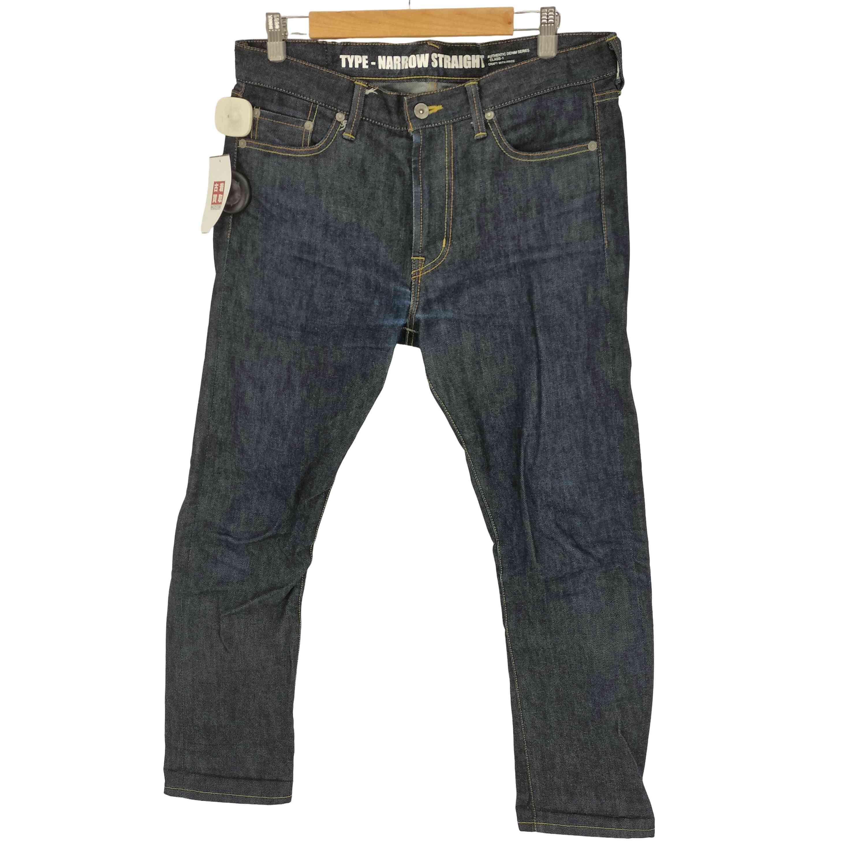 【中古】ネイバーフッド NEIGHBORHOOD CASH CA NARROW STRAIGHT 濃紺色 インディゴ ジップフライ ジーンズズボン下 メンズ JPN：M