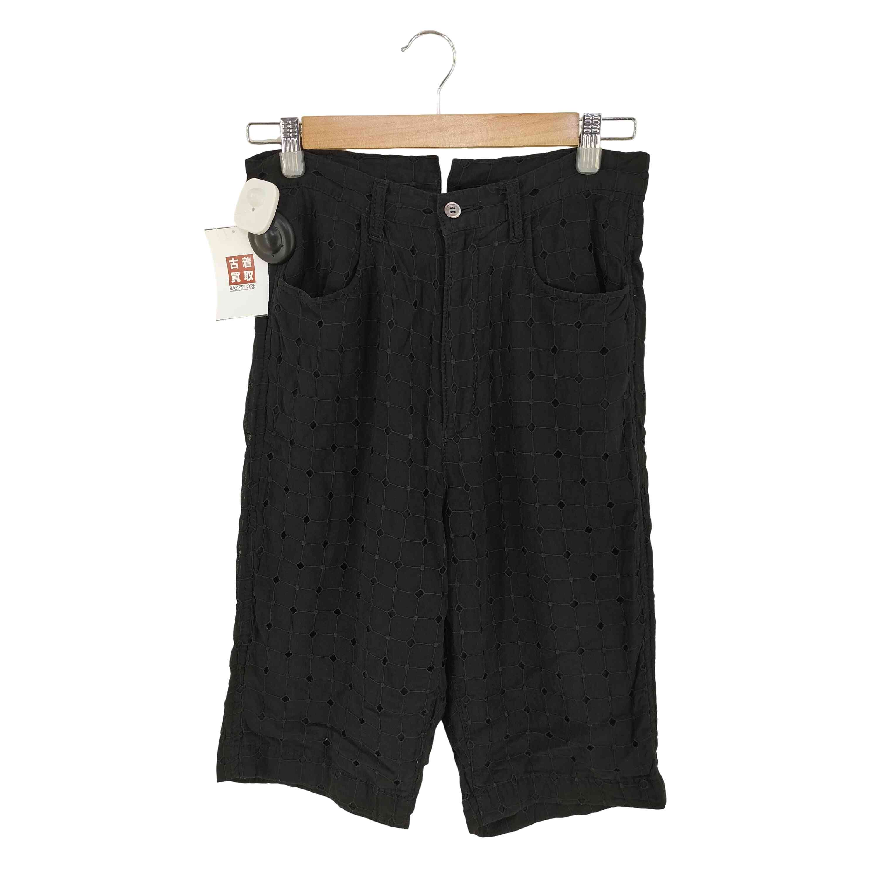 【中古】トリココムデギャルソン tricot COMME des GARCONS 10SS 斜方形切り立てる サルエルハーフパンツ レディース JPN：S