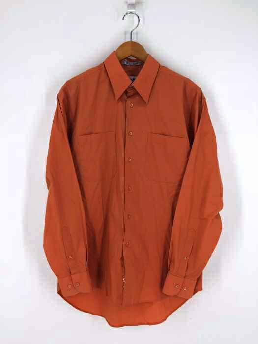 Christian Dior クリスチャンディオール シャツ メンズ オレンジ系 15 1 2 34 35 レギュラーカラー コットン長袖シャツ 中古 ブランド古着バズストアbazzstore Psicologosancora Es