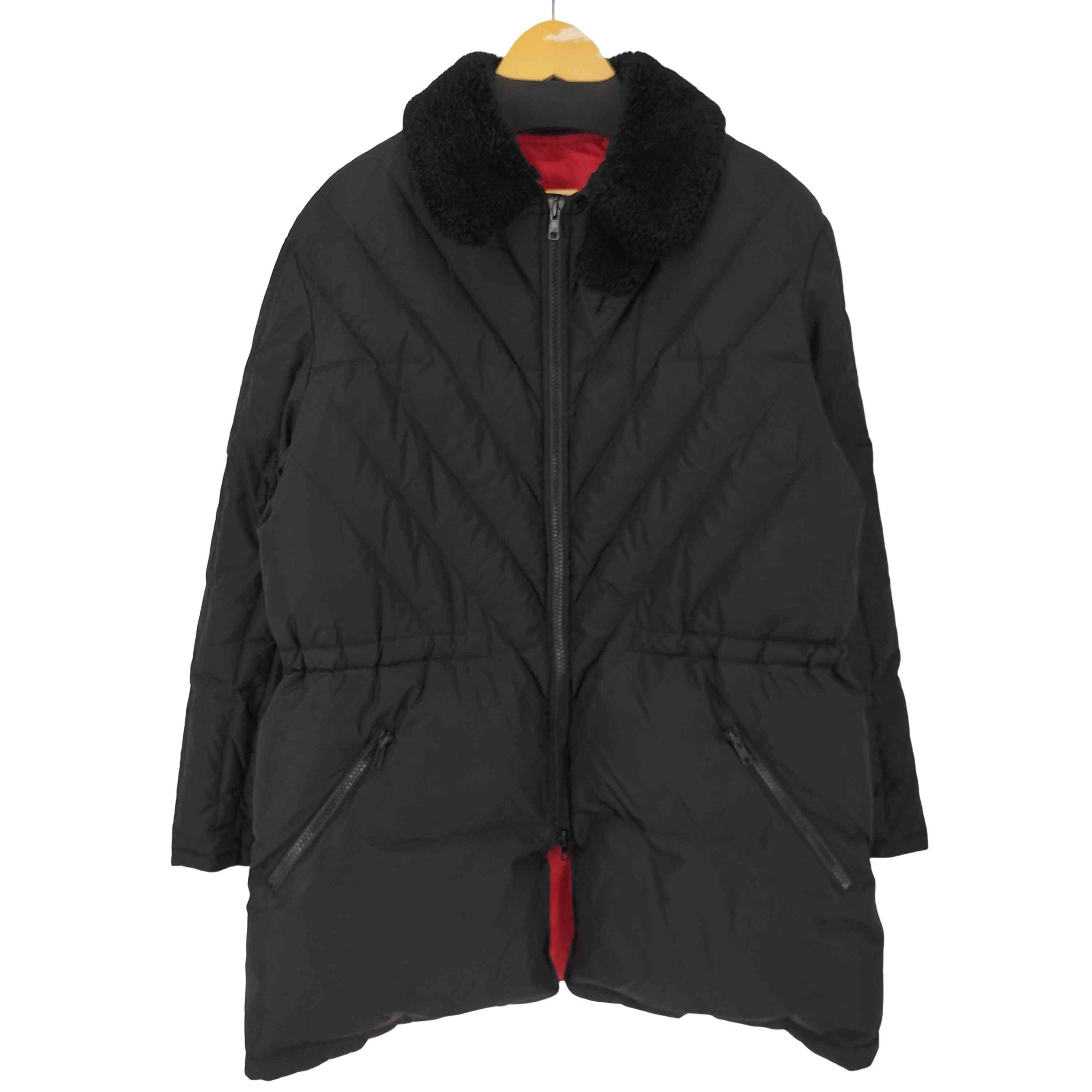 【中古】ワイズフォーメン Ys for men 90S ムートン切替ダウンジャケット キルトダウンコート メンズ JPN：4
