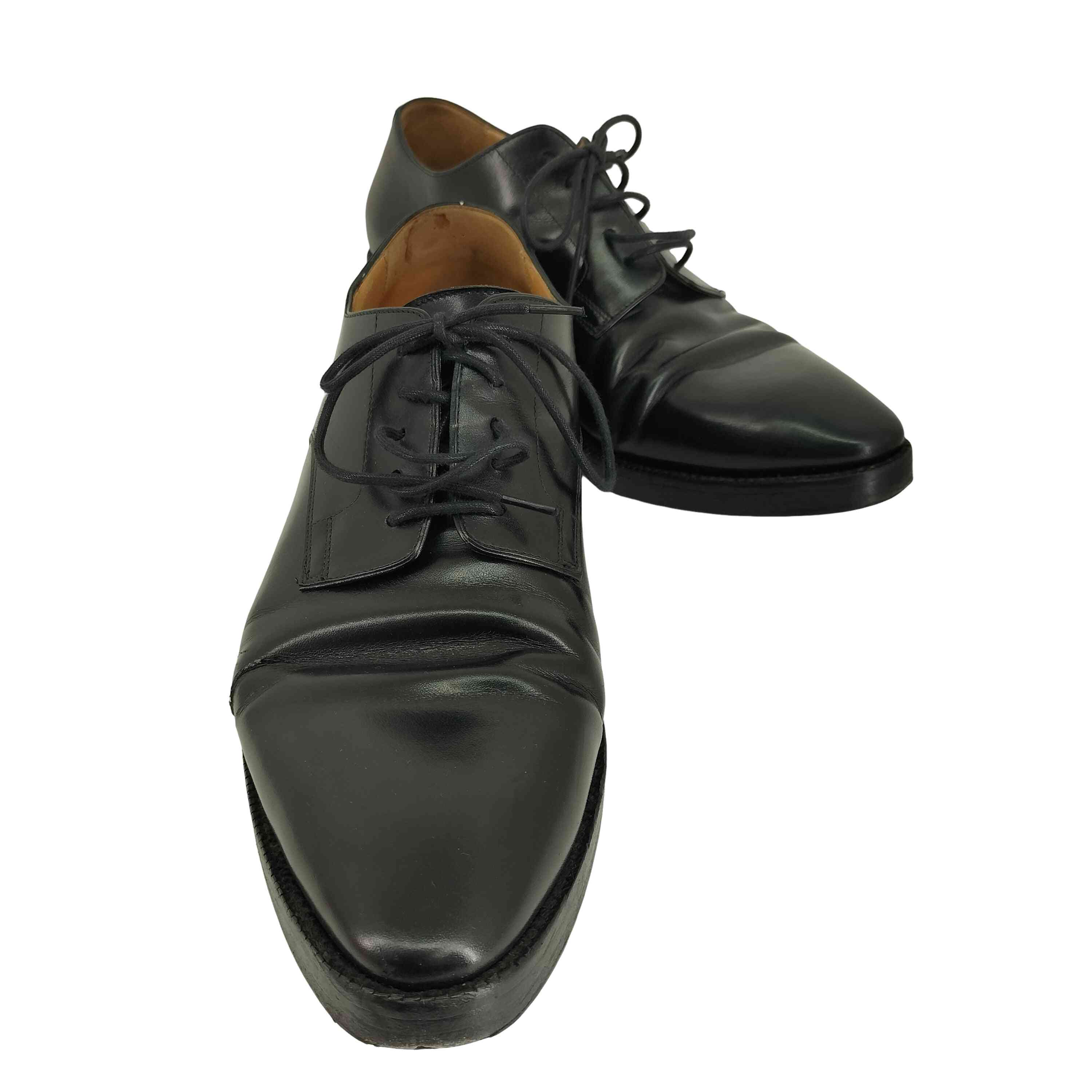 【中古】ユーズドフルギ USED古着 {{F.LLI Giacometti}} 外羽根 プレーントゥ シューズ メンズ EUR：42 ｜BAZZSTORE ブランド古着バズストア 22,322円