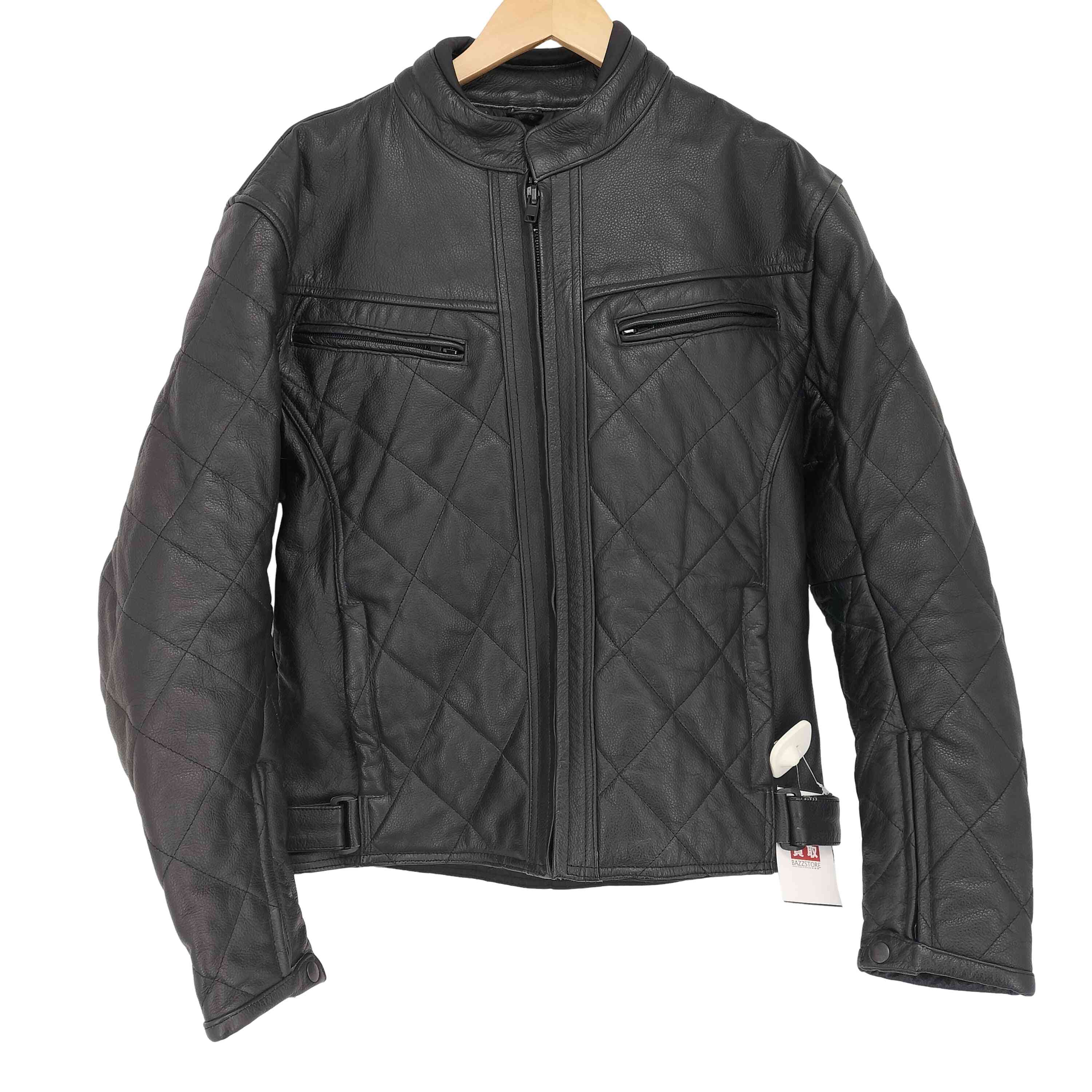 ツ*ン様 ブラックレザー バイカージャケット キルティング 楽天市場】本革 シングルライダース レザージャケット バイカー