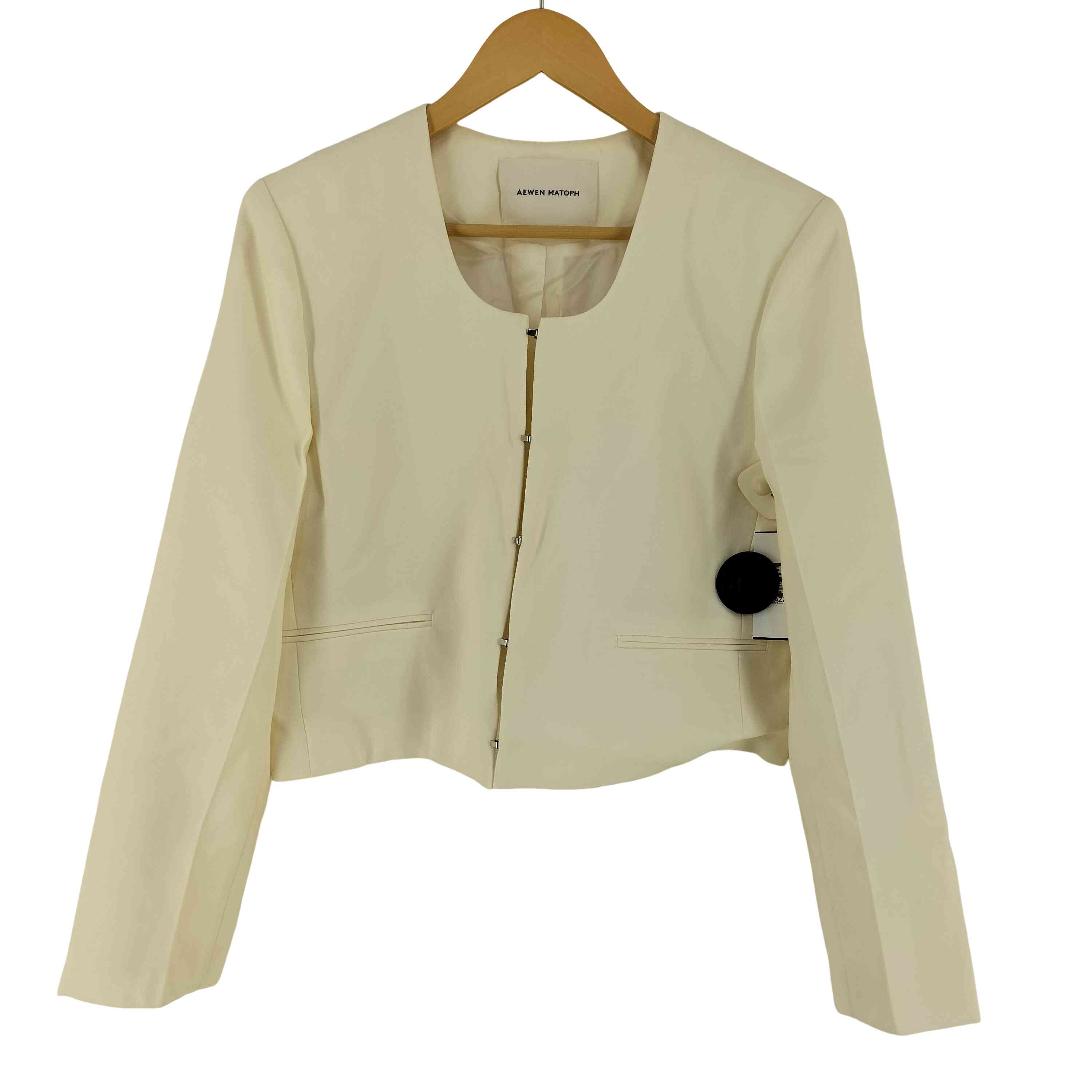 【中古】イウエンマトフ AEWEN MATOPH Uネックショートジャケット レディース JPN：36