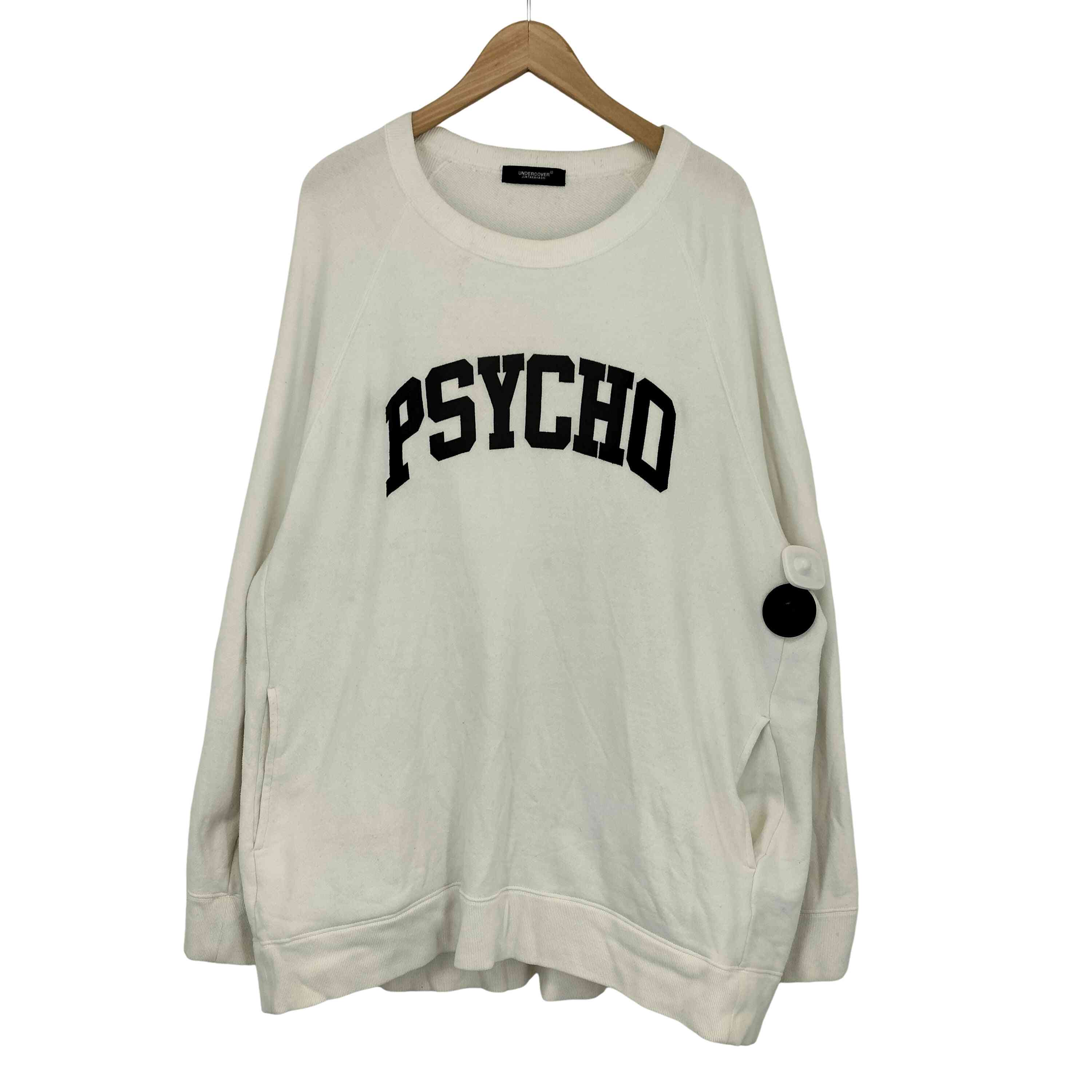 【中古】アンダー覆いかぶせる UNDERCOVER Dameged Wide Sweatshirt PSYCHO Patch メンズ JPN：3