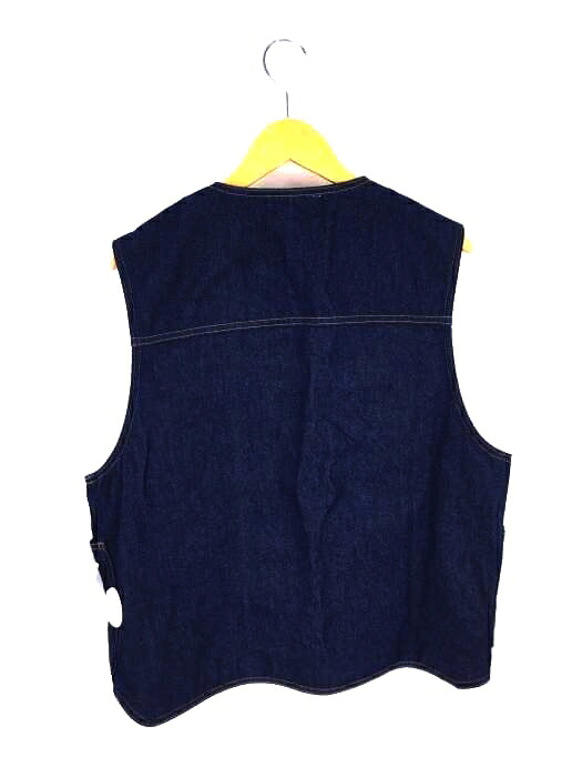 Stussy ステューシー Denim Work Vest Indigo デニムベスト メンズ トップス ベスト ジレ メンズ Import M 中古 ブランド古着バズストア Csg Com Py