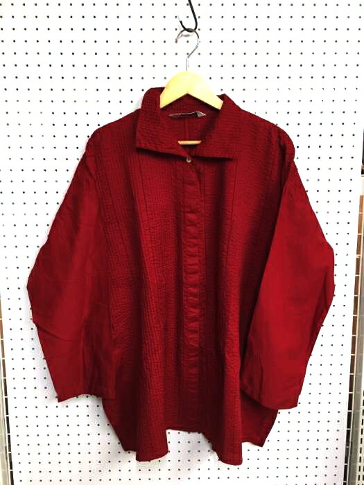 Yaoco Maricard Yシャツ レディース 共産主義仕組 傍切り口総ピンタックオープンカラーシャツワンピース 中古 商品名古着バズ店鋪bazzstore Yaoco Maricard シャツ レディース サイドスリット総ピンタックオープンカラー シャツワンピース Damienrice Com