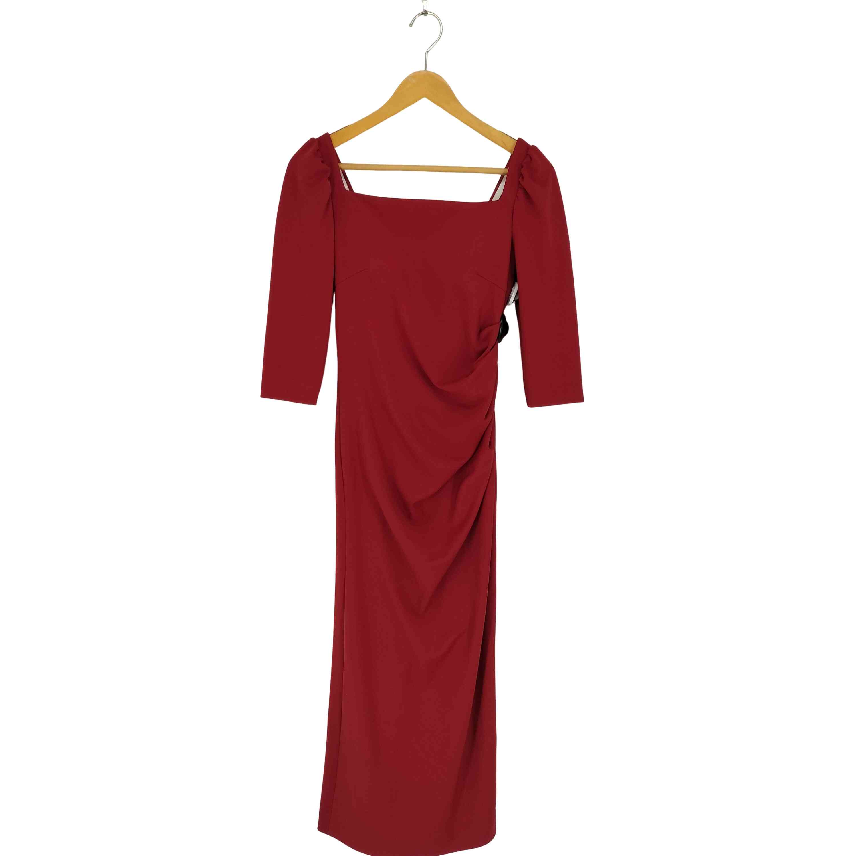【中古】ユーズドフルギ USED古着 {{ERADIE}} Drape MIDI dress ドレープミディドレス elegance レディース FREE