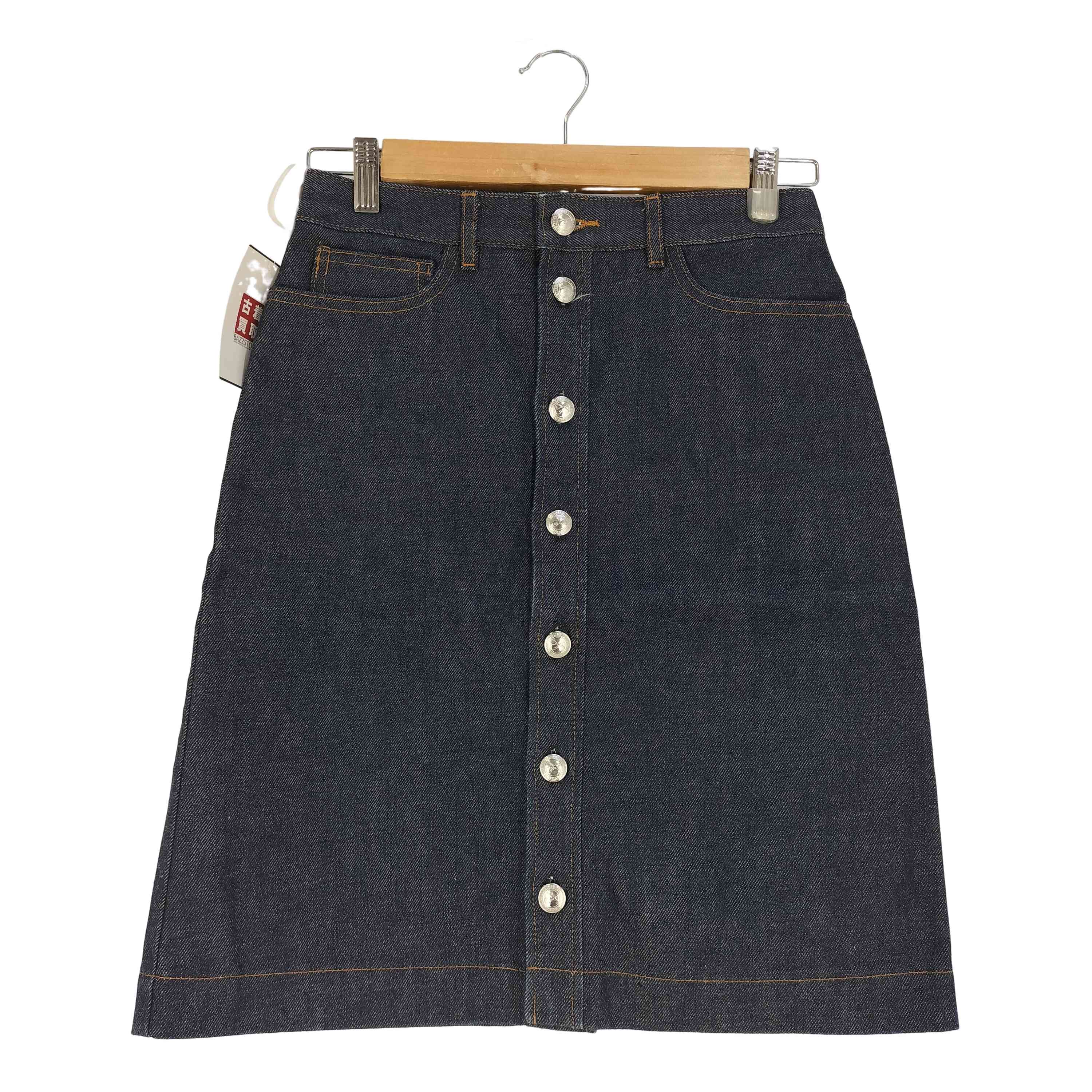 A.P.C スタンダードスカート　XS 34 インディゴ スタンダードスカート｜デニム FEMME｜A.P.C. | アーペーセー