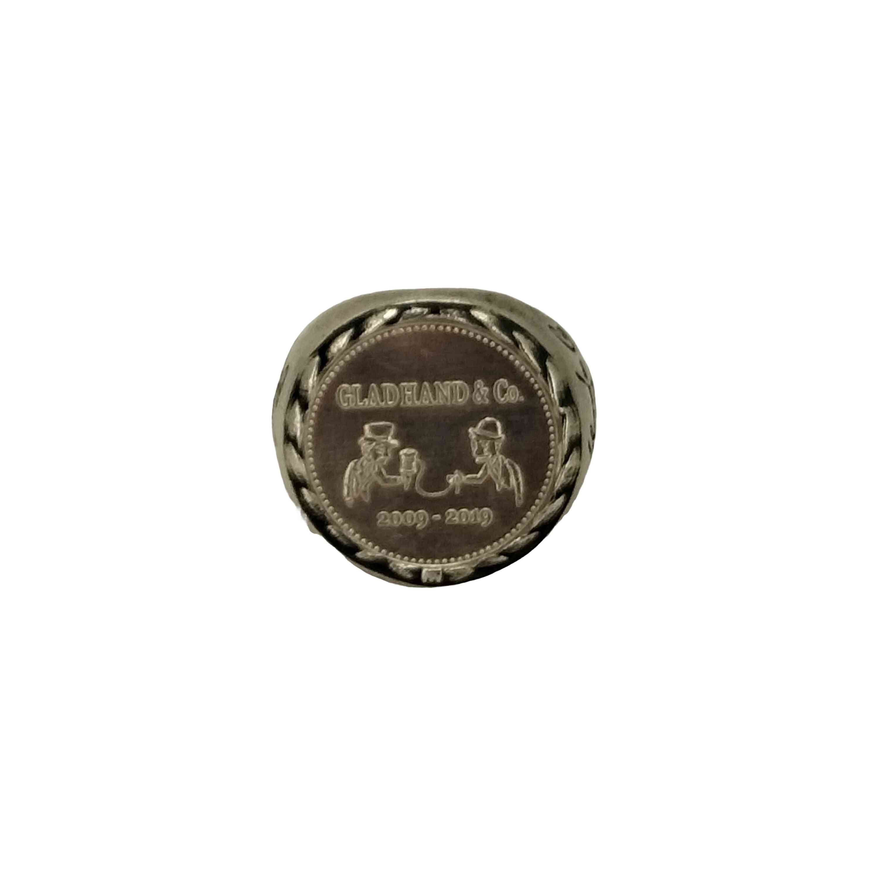 GLADHAND&Co. 10周年 リング 13.5号 USA製 シルバー 中古・古着通販】GLAD HAND (グラッドハンド) 10周年記念リング