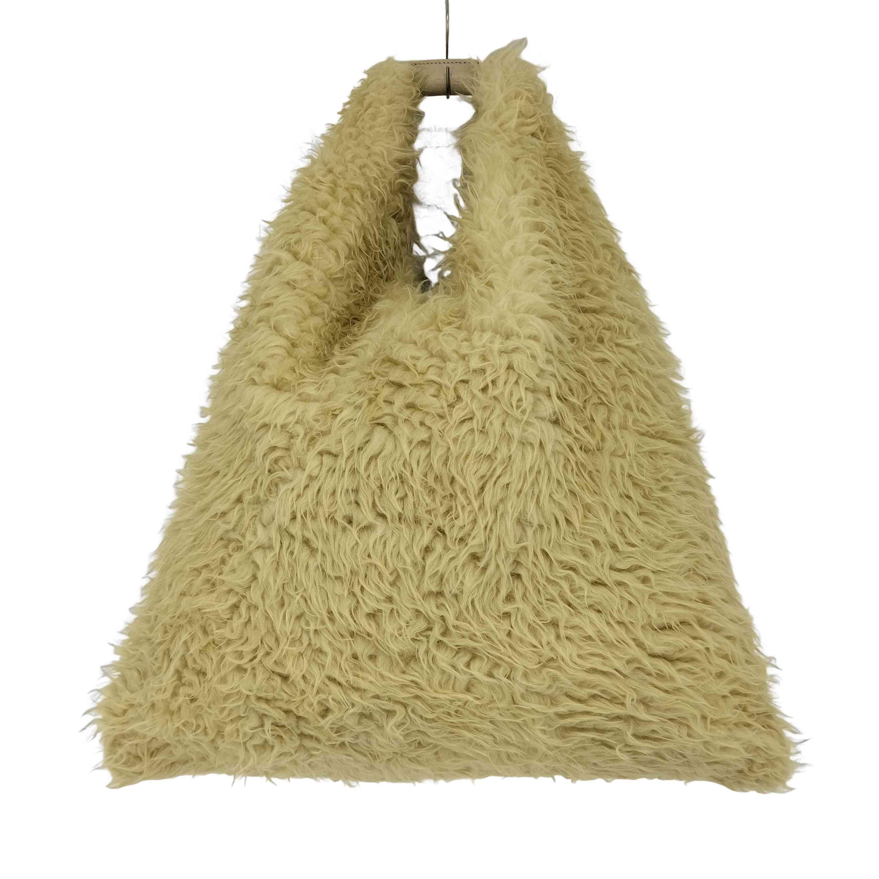 【中古】エムエムシックスメゾンマルジェラ MM6 Maison Margiela フェイクファー トライアングルバッグ レディース 表記無