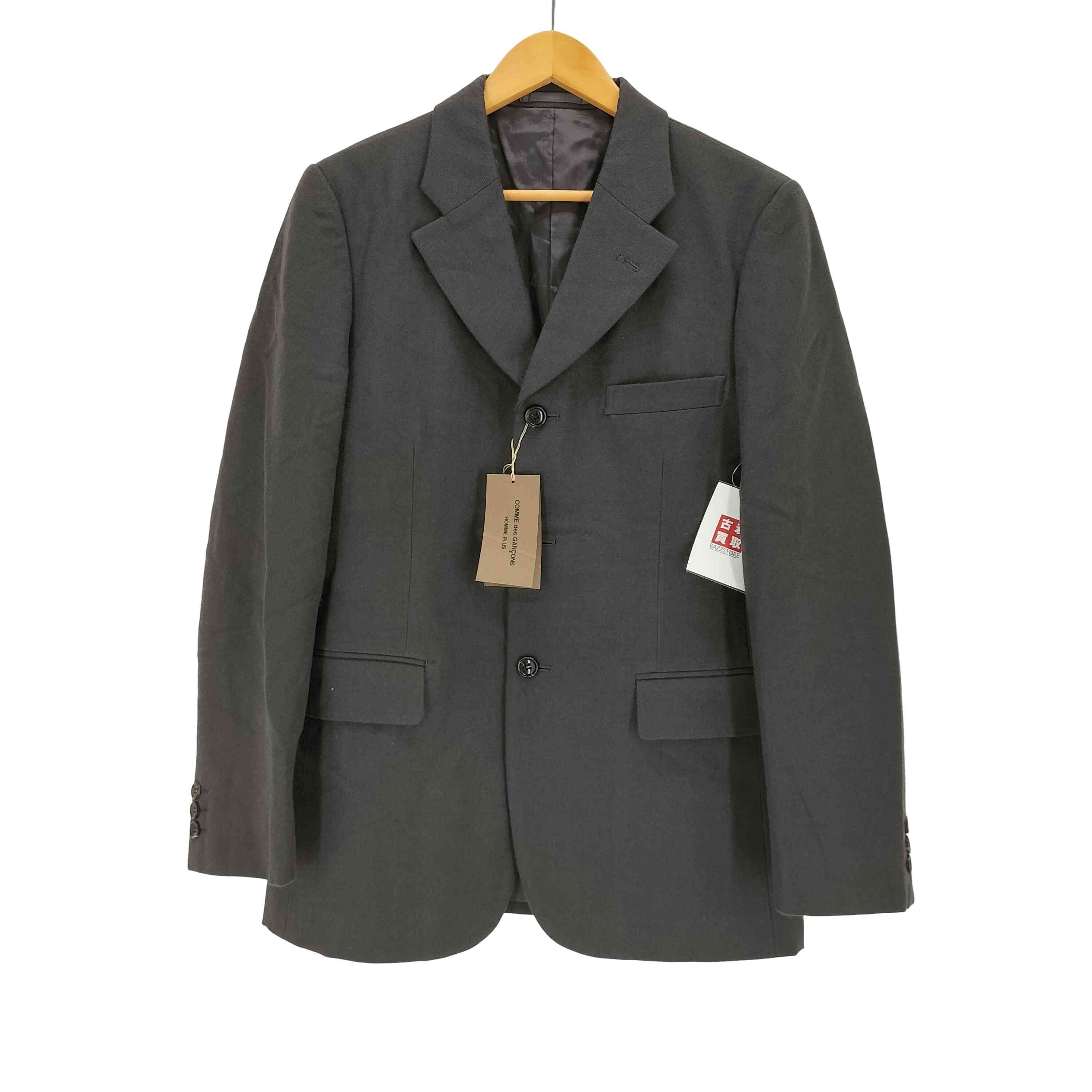 コムデギャルソンオムプリュス　2Bテーラードジャケット　グレー　M AD1989 楽天市場】【中古】COMME des GARCONS HOMME PLUS縮絨テーラード
