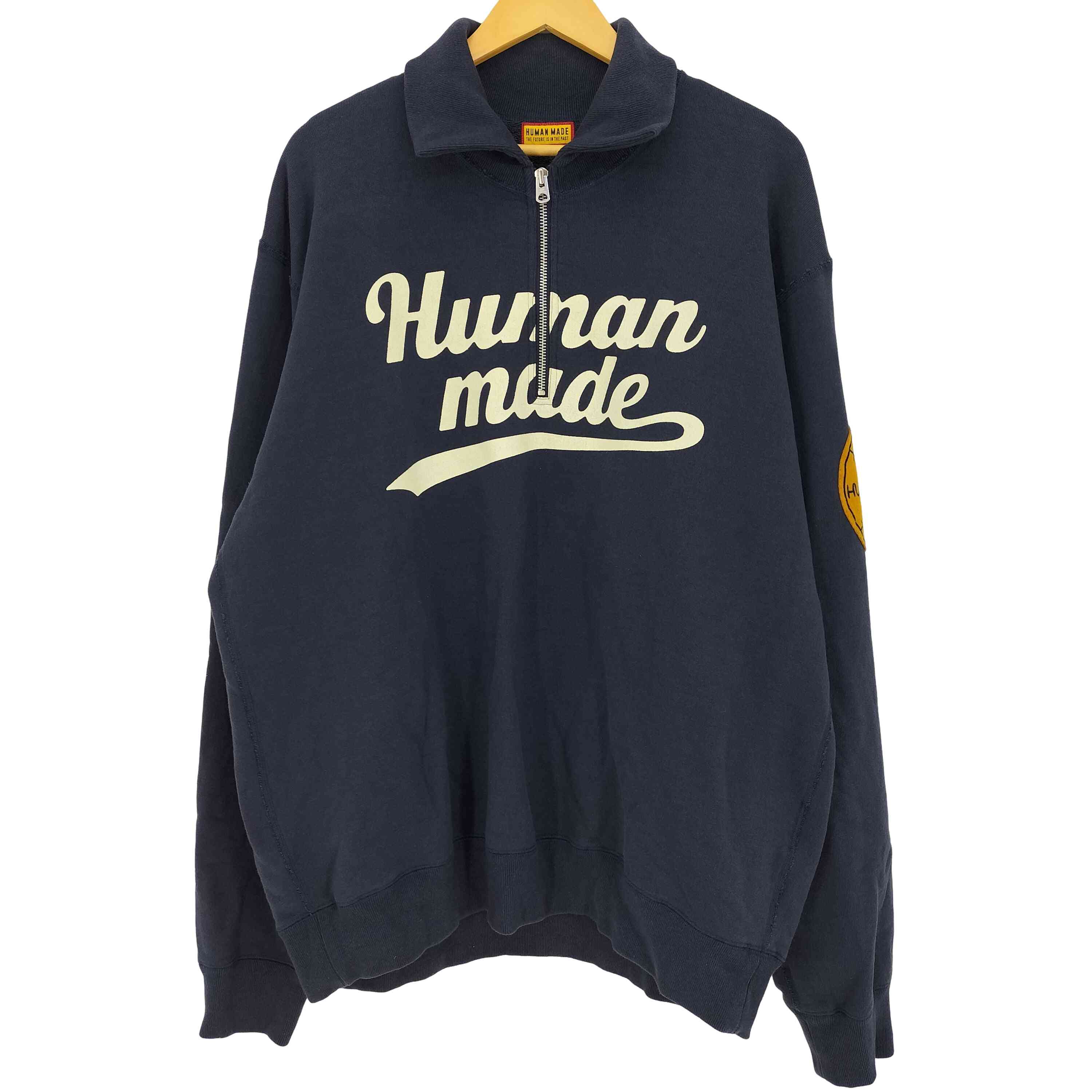 【中古】ヒューマンお手伝いさん HUMAN MADE 26SS HALF-ZIP SWEATSHIRT メンズ JPN：XXL