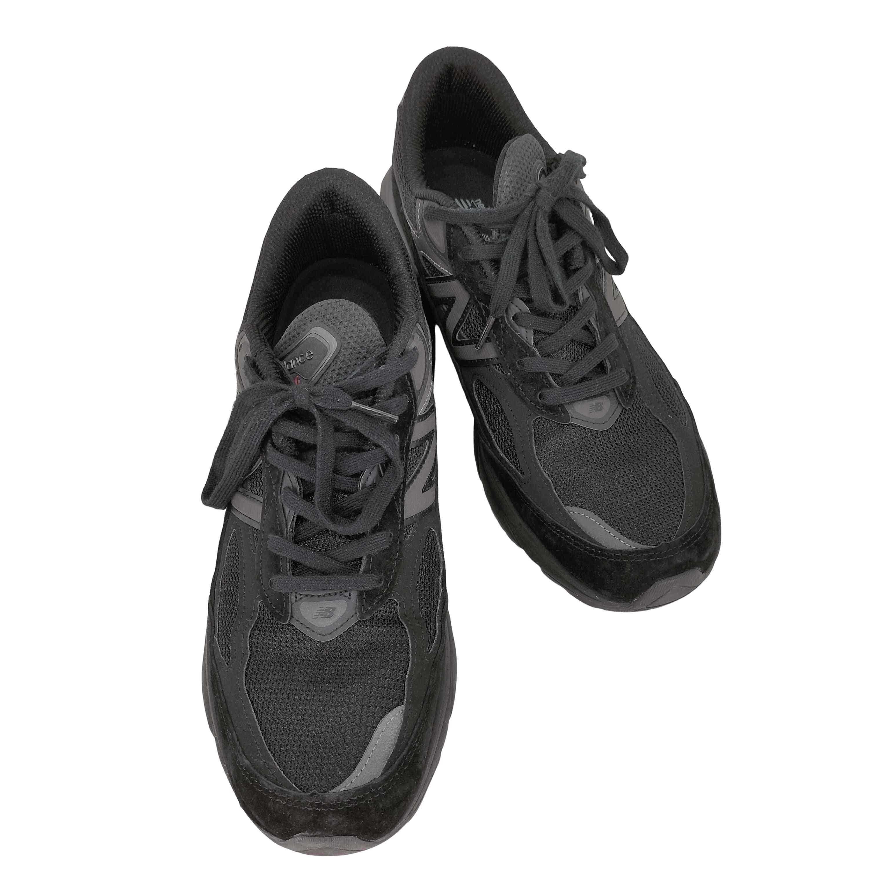 【中古】ニュー平衡にする NEW BALANCE Made インチ USA 990v6  BLACK トリプル黒いこと メンズ JPN：28