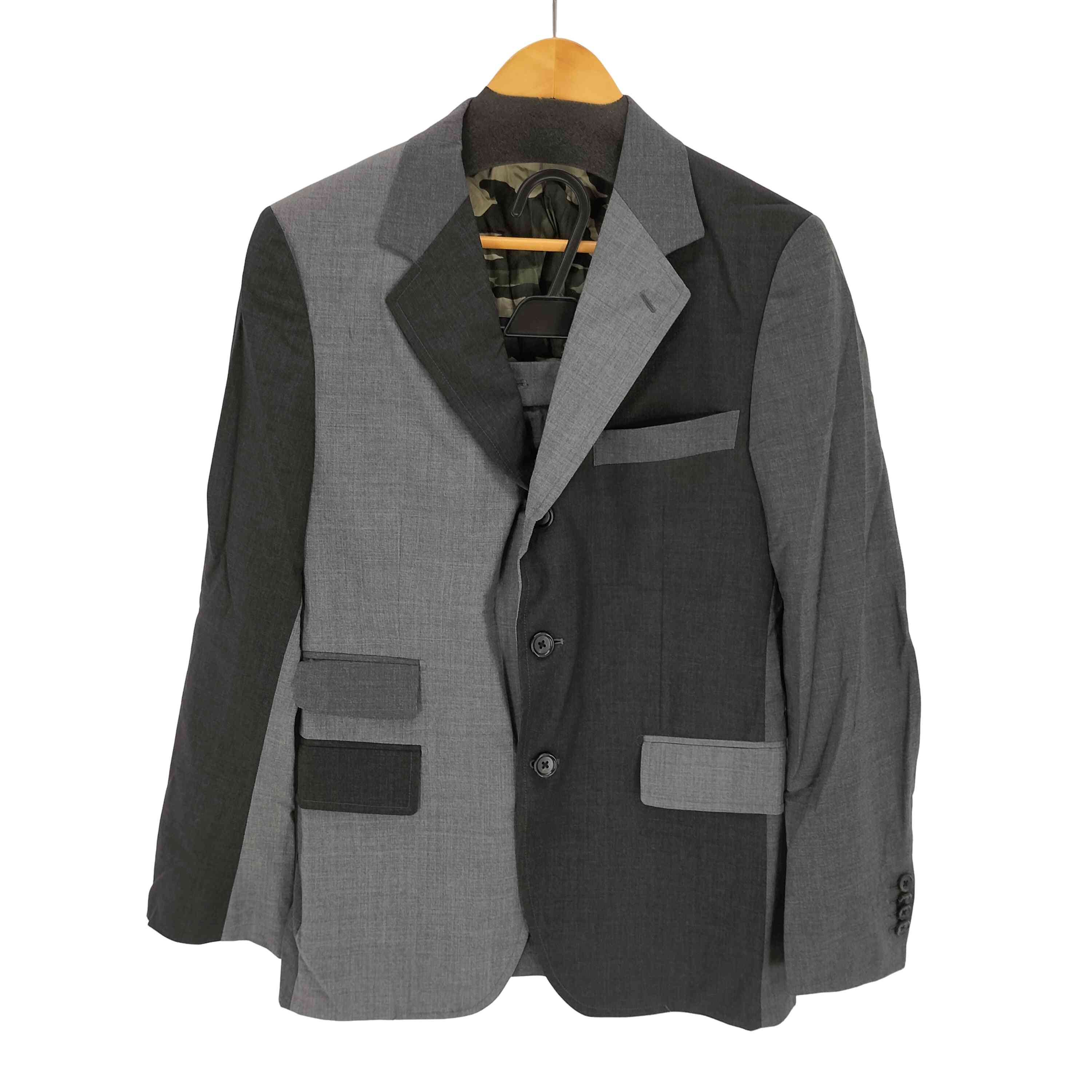 【中古】ユナイテッドアローズ UNITED ARROWS NICK WOOSTER クレイジーパターン 3B上衣 メンズ  46