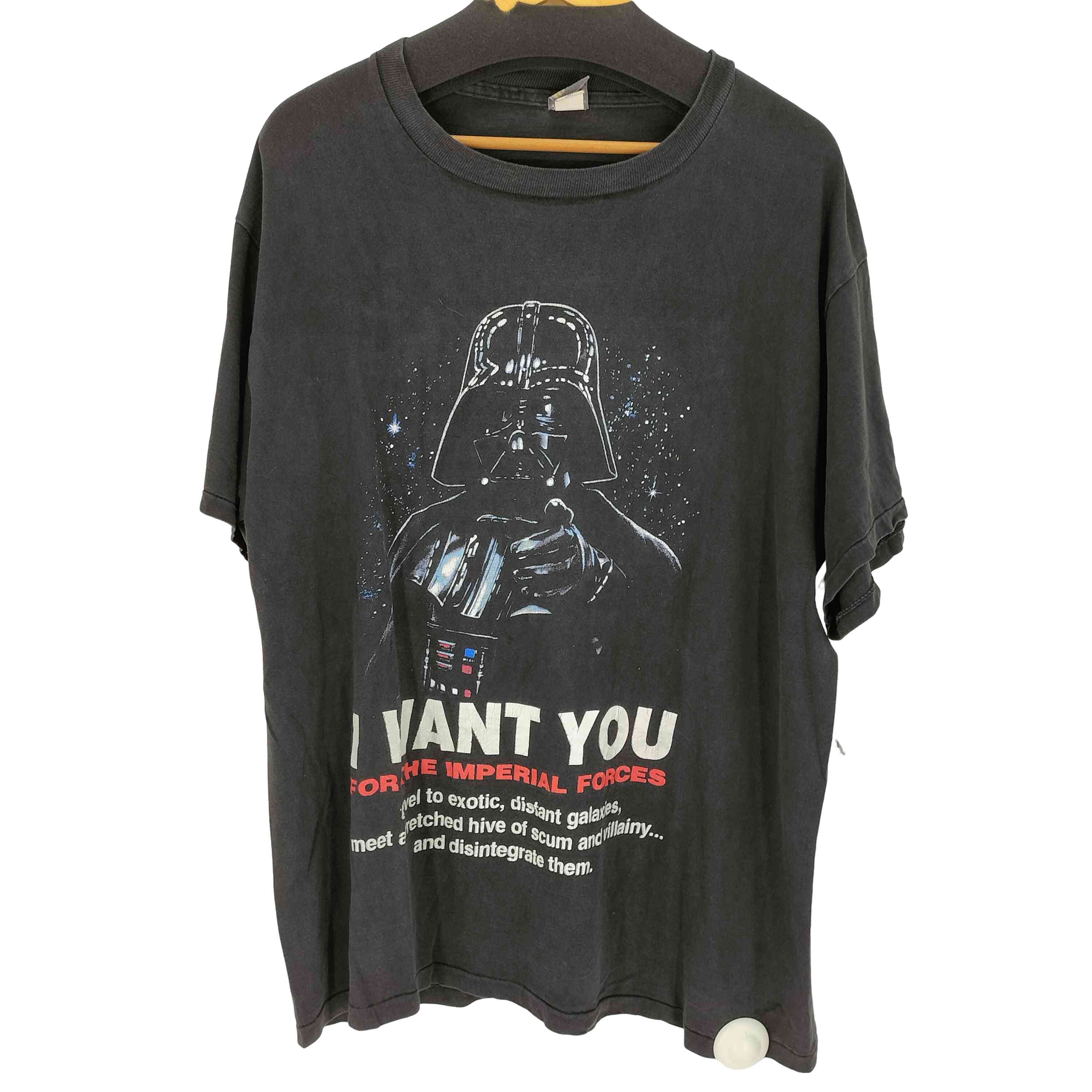 【中古】ユーズドフルギ USED古着 1997 コピーライト USA製 I WANT YOU キャラクタープリント Tシャツ vintage メンズ import：XL ｜BAZZSTORE ブランド古着バズストア