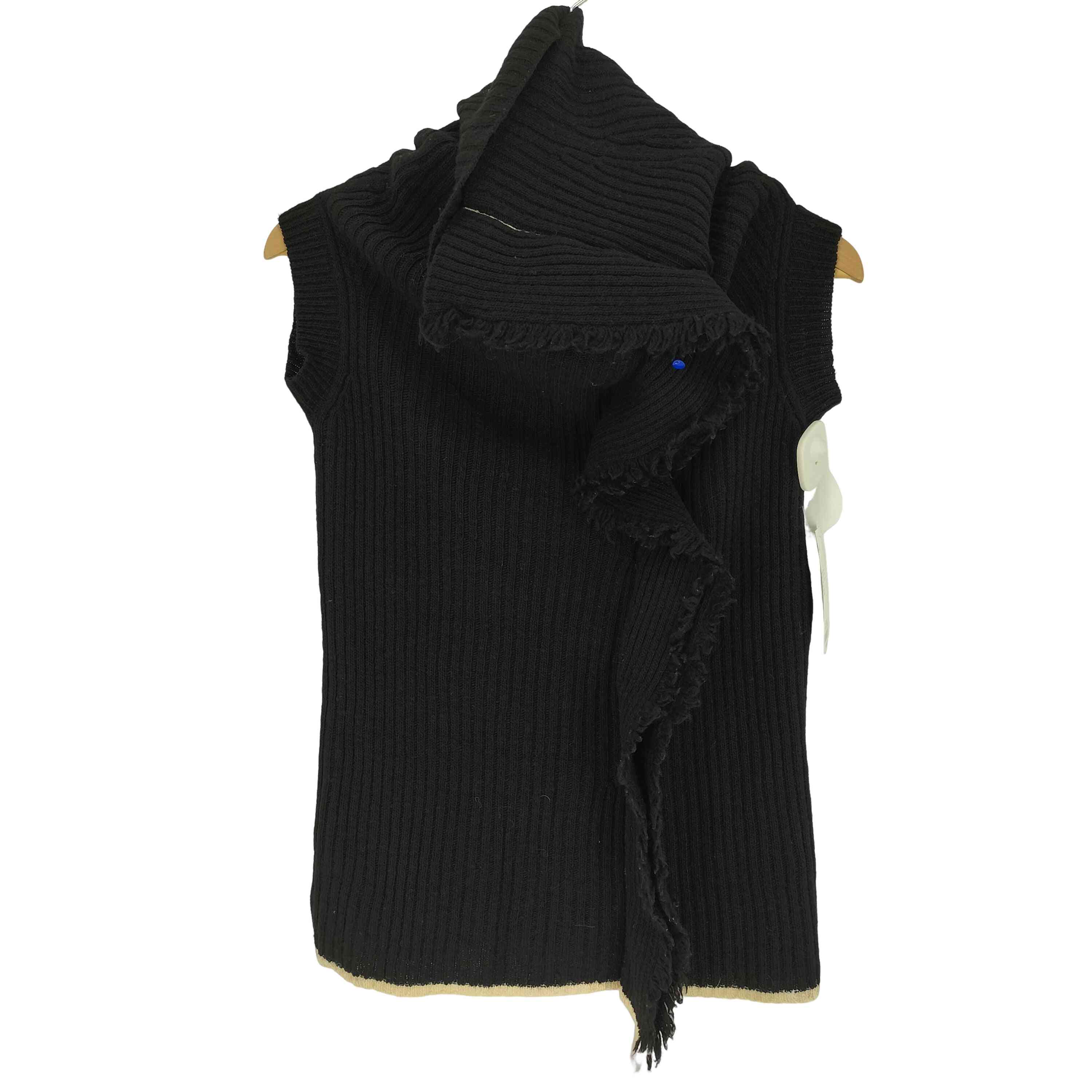 【中古】ワイズ Ys 平面パターン リブ編み フリンジ タートルネック プルオーバー S/S ニット レディース JPN：3 13,082円