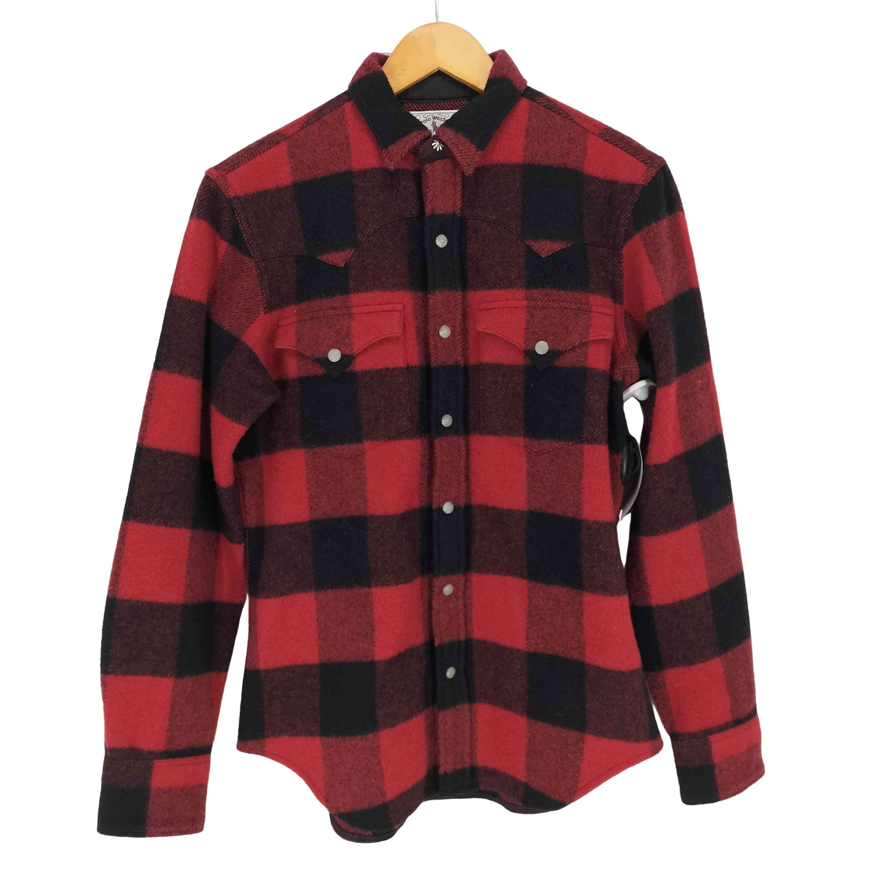 【中古】ダブルアールエルラルフローレン RRL RALPH LAUREN Polo Western リミテッドエディション コンチョボタン フランネルシャツ メンズ JPN：S